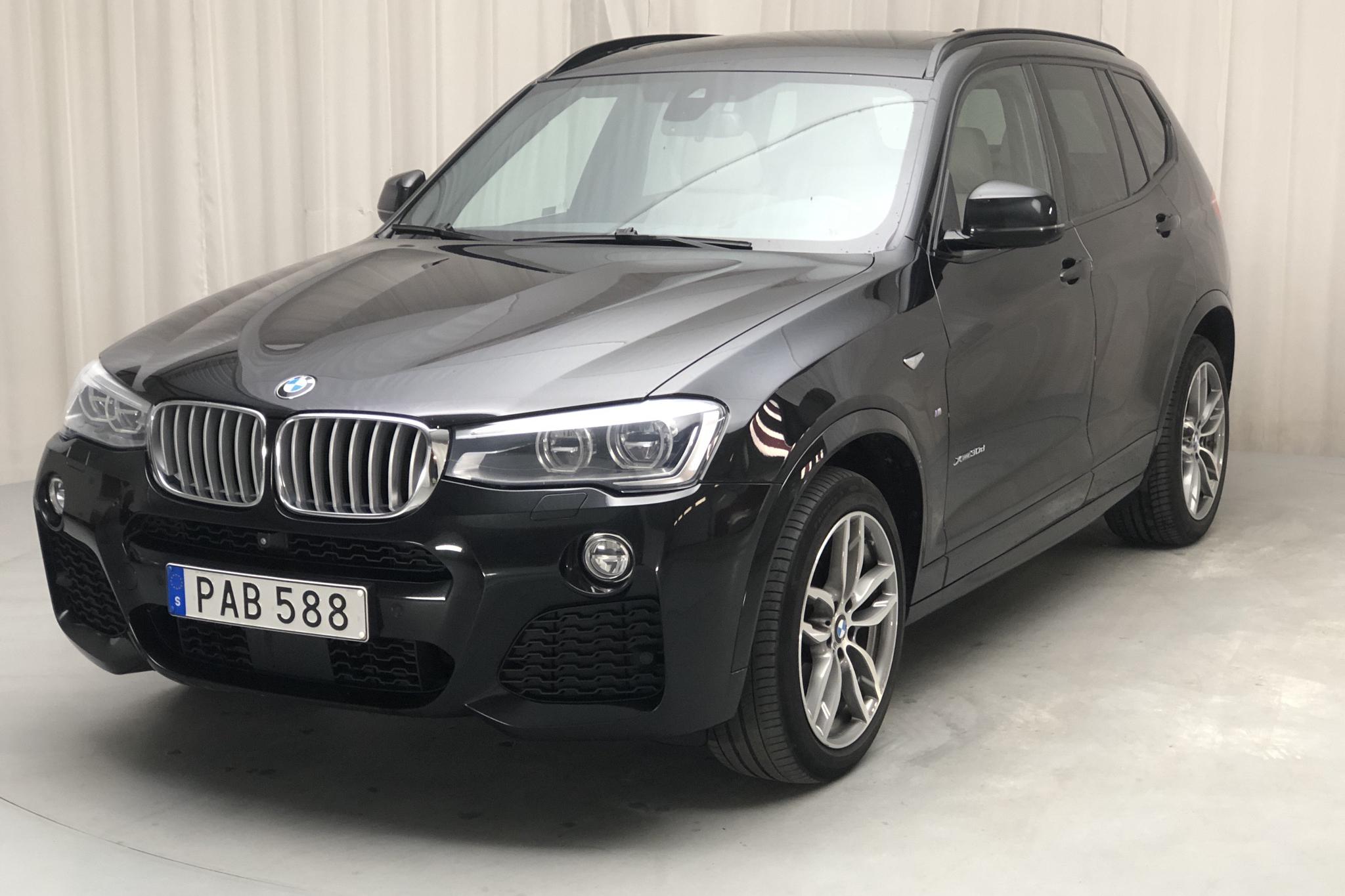 BMW X3 xDrive30d, F25 (258hk) - 107 230 km - Automatic - black - 2016