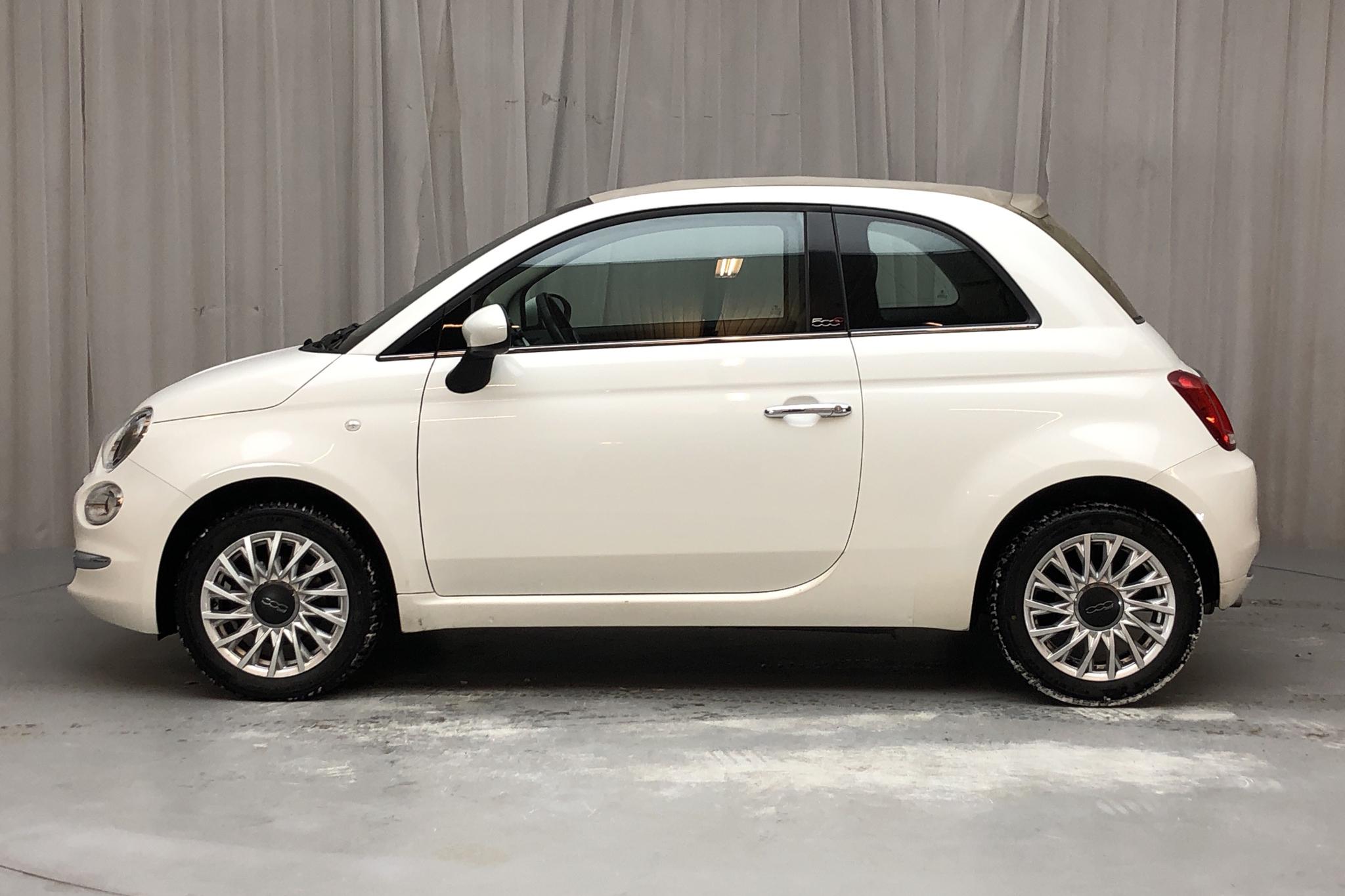 Fiat 500C 1.2 (69hk) - 5 390 mil - Manuell - vit - 2017