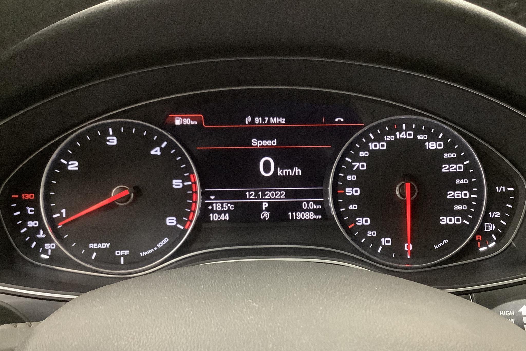 Audi A6 2.0 TDI Avant (190hk) - 119 090 km - Automatic - black - 2016