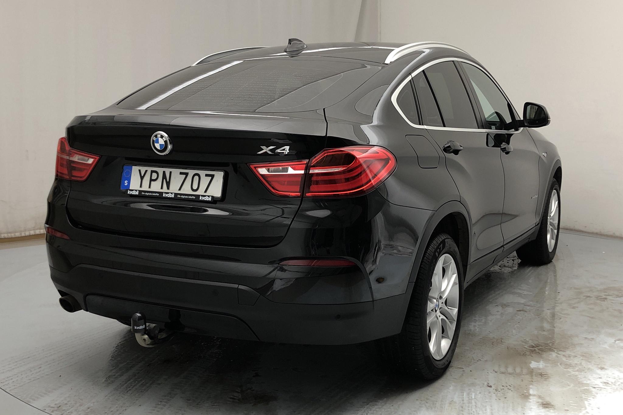 BMW X4 xDrive 20d, F26 (190hk) - 6 775 mil - Automat - svart - 2017