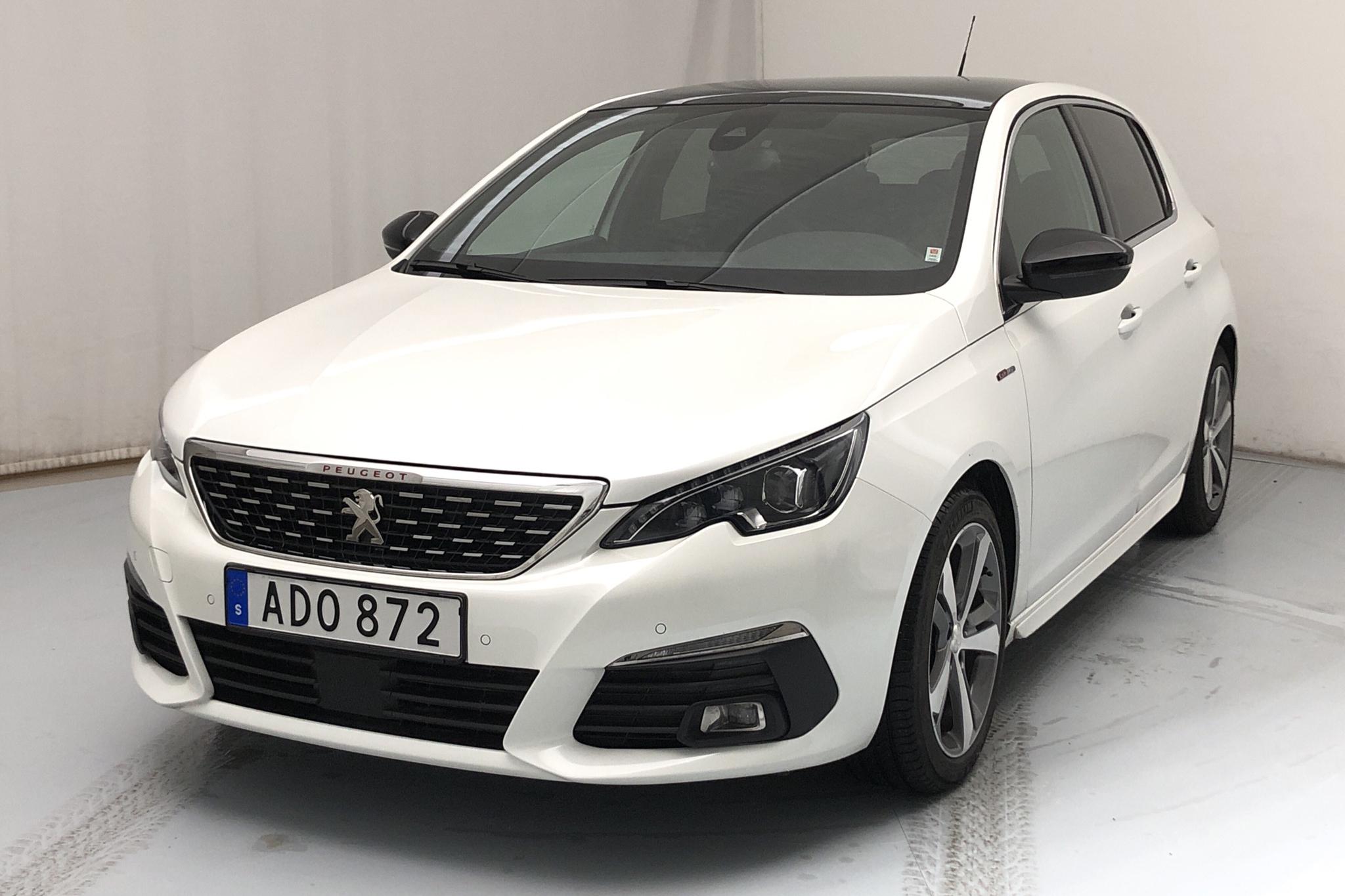 Peugeot 308 PureTech 5dr (130hk) - 18 000 km - Automatic - white - 2020
