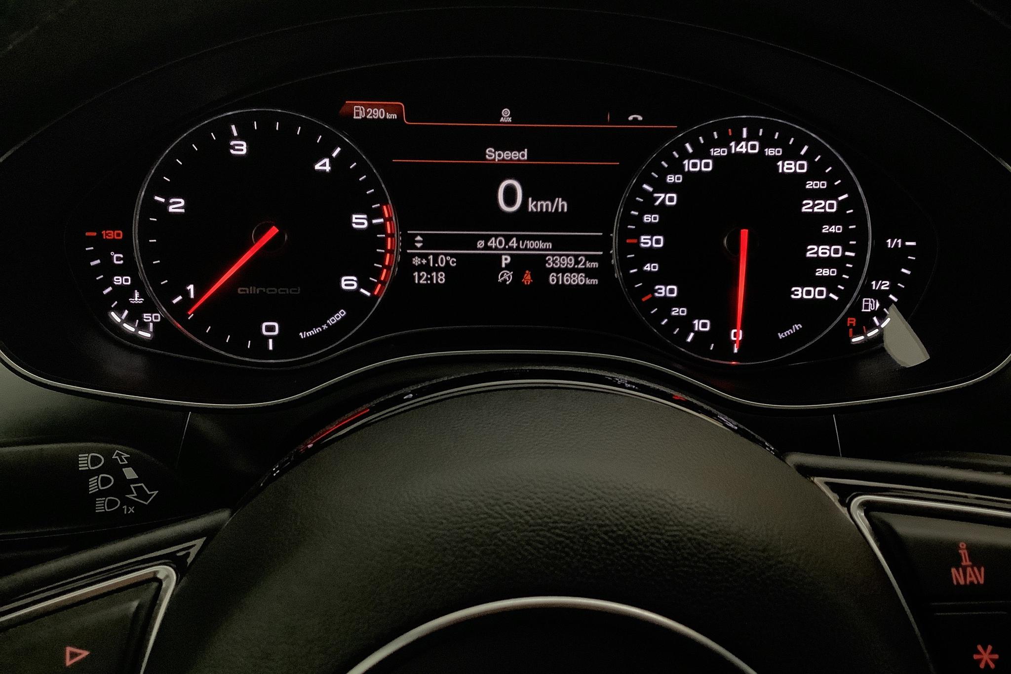 Audi A6 Allroad 3.0 TDI quattro (204hk) - 61 680 km - Automatic - gray - 2014
