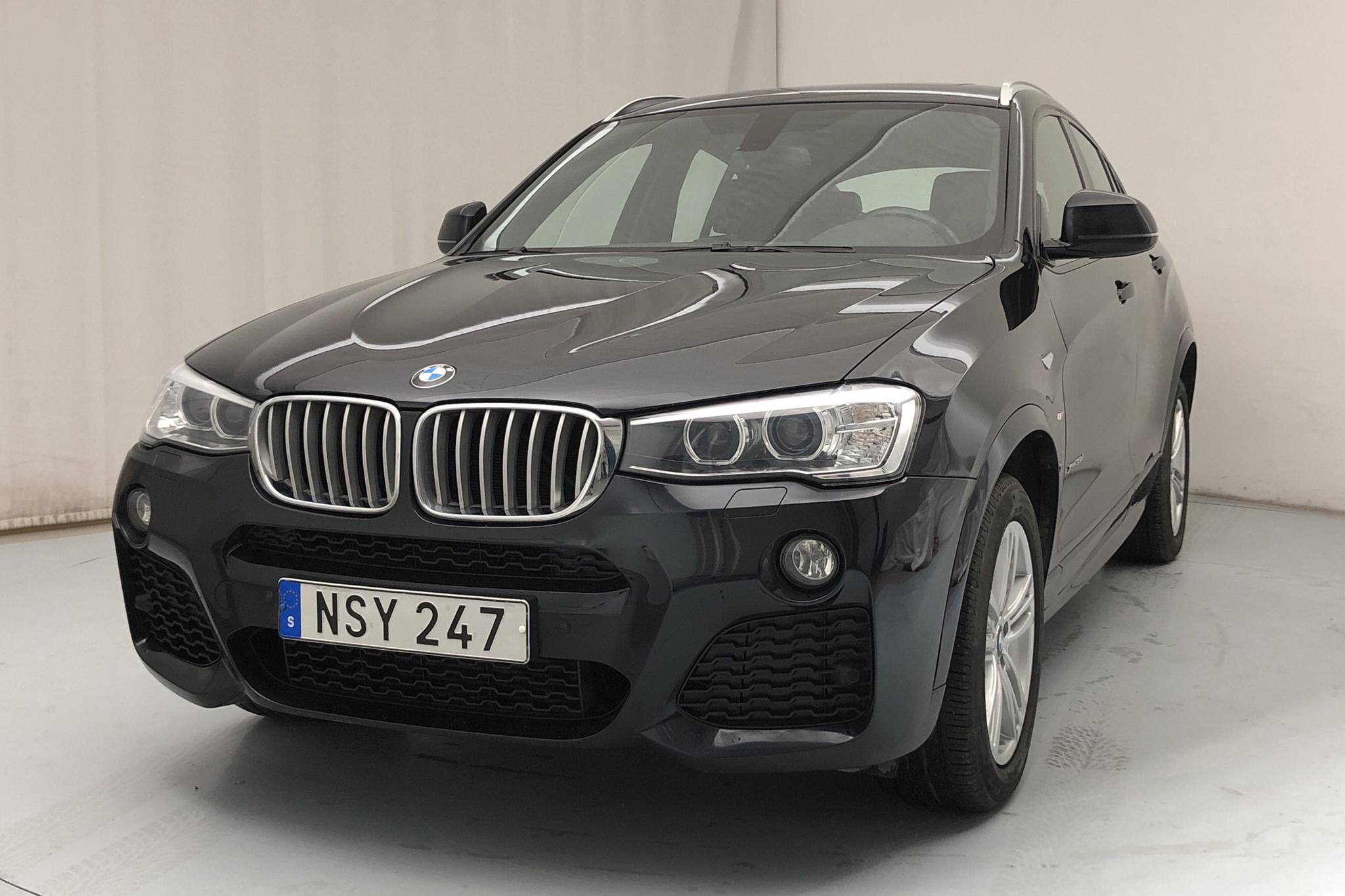 BMW X4 xDrive35d F26 (313hk) - 8 402 mil - Automat - svart - 2015