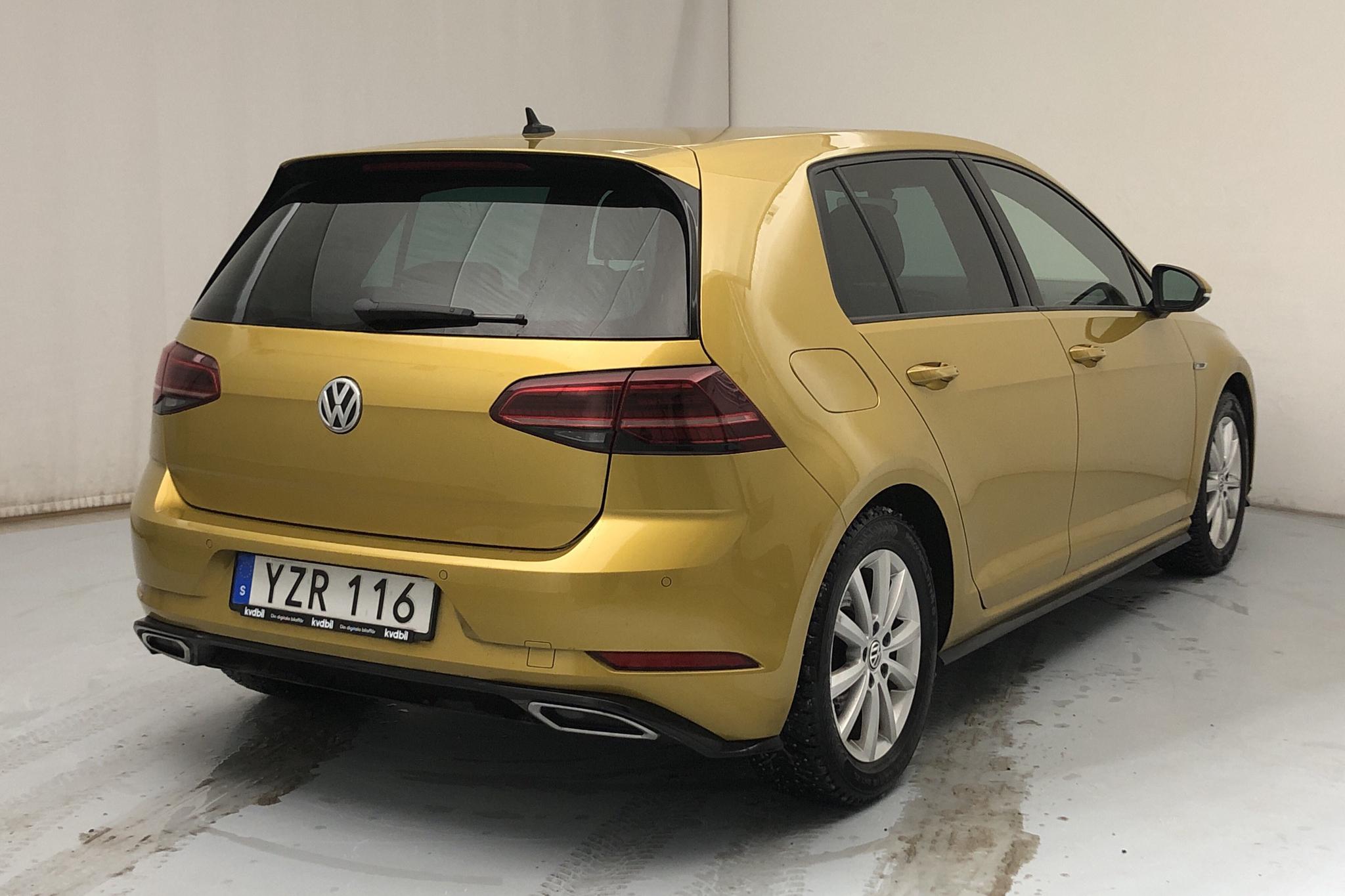 VW Golf VII 1.4 TSI 5dr (150hk) - 3 615 mil - Automat - gul - 2018