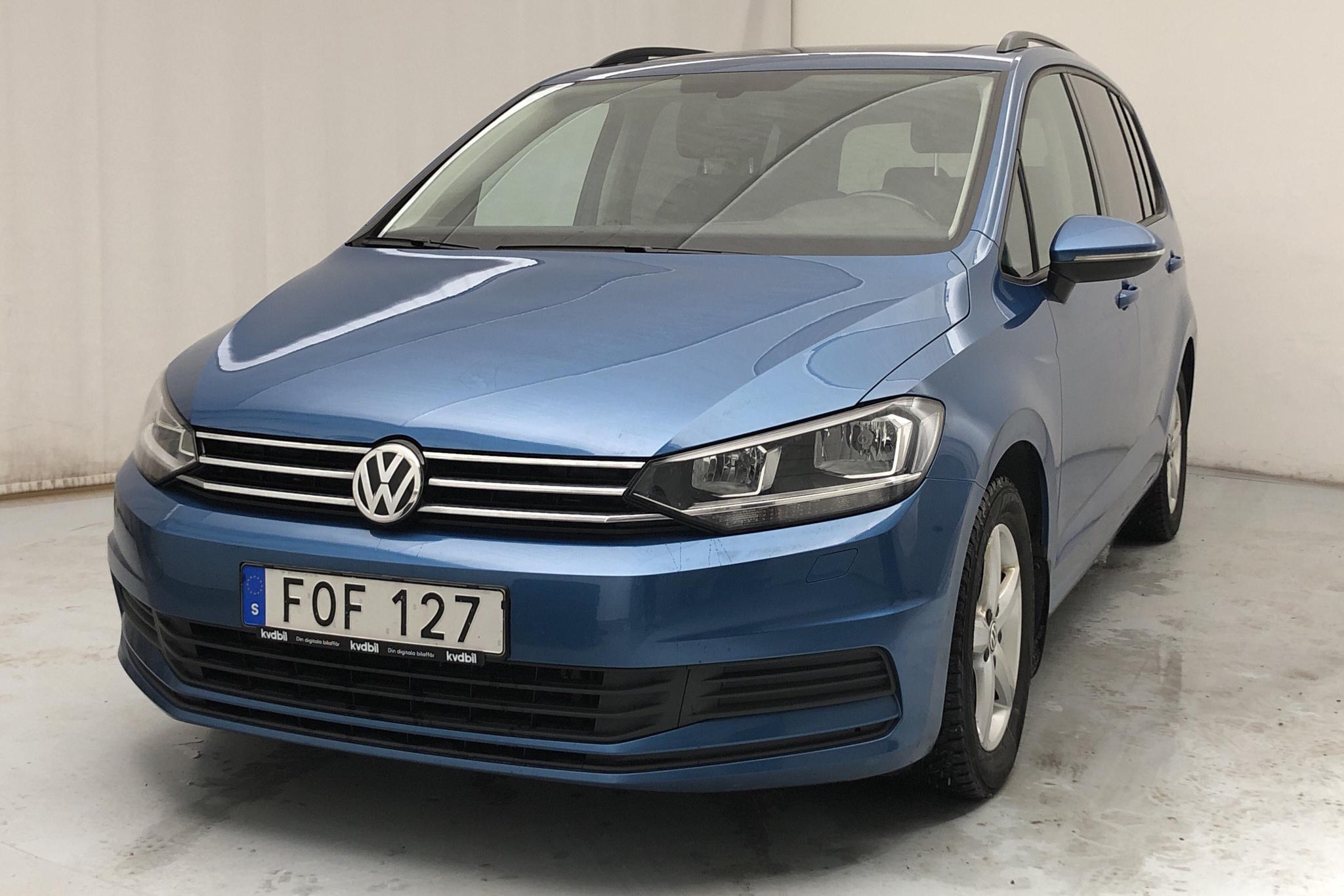 VW Touran 2.0 TDI (150hk) - 81 910 km - Automatic - Light Blue - 2018