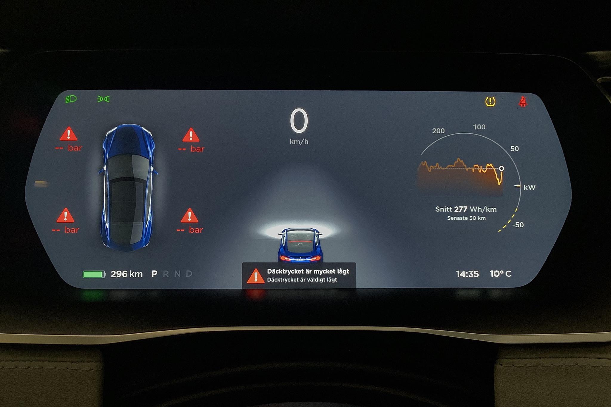 Tesla Model S 70 (334hk) - 131 260 km - Automatic - blue - 2015