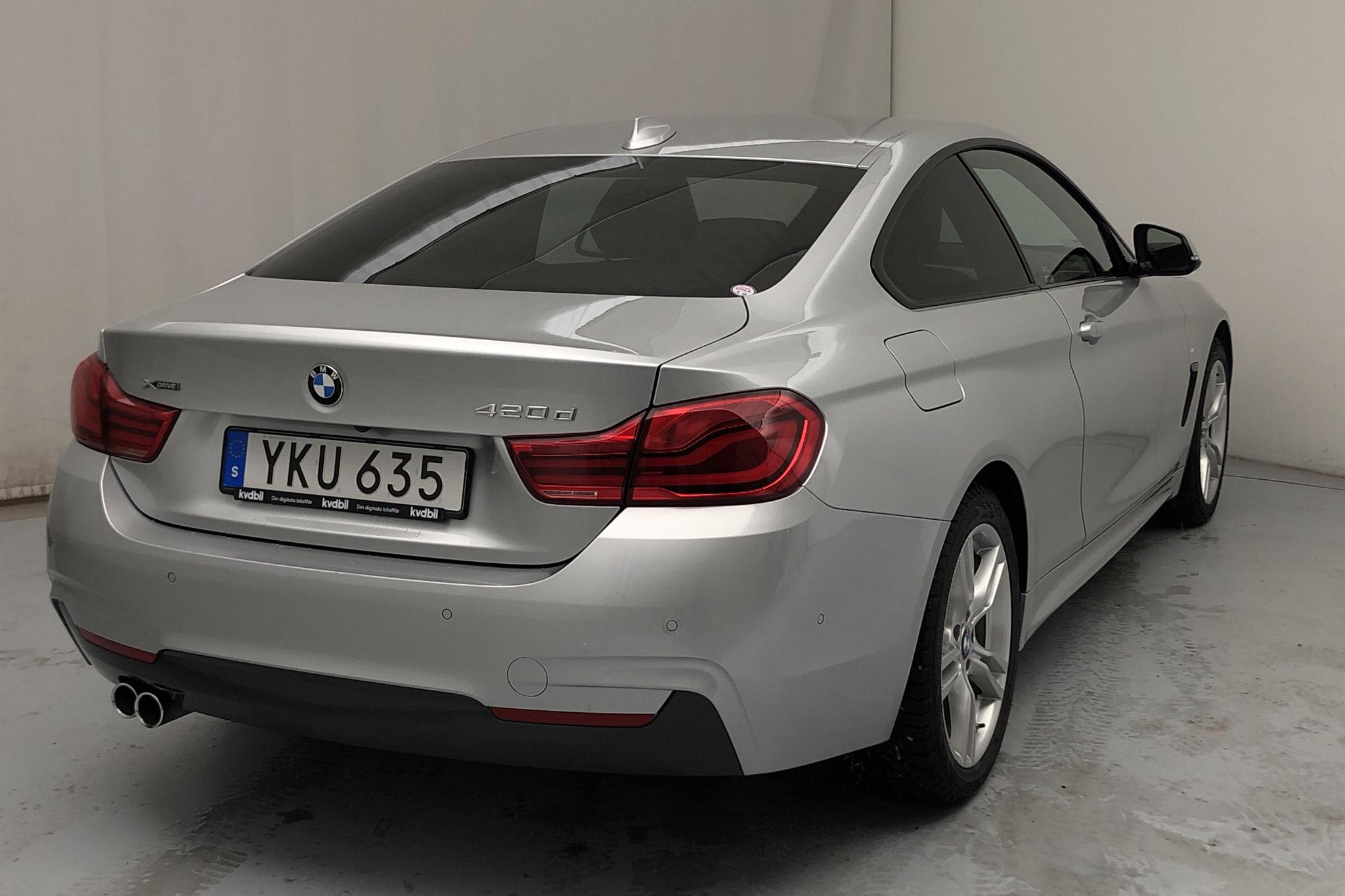 BMW 420d xDrive Coupé, F32 (190hk) - 62 460 km - Automatic - silver - 2018