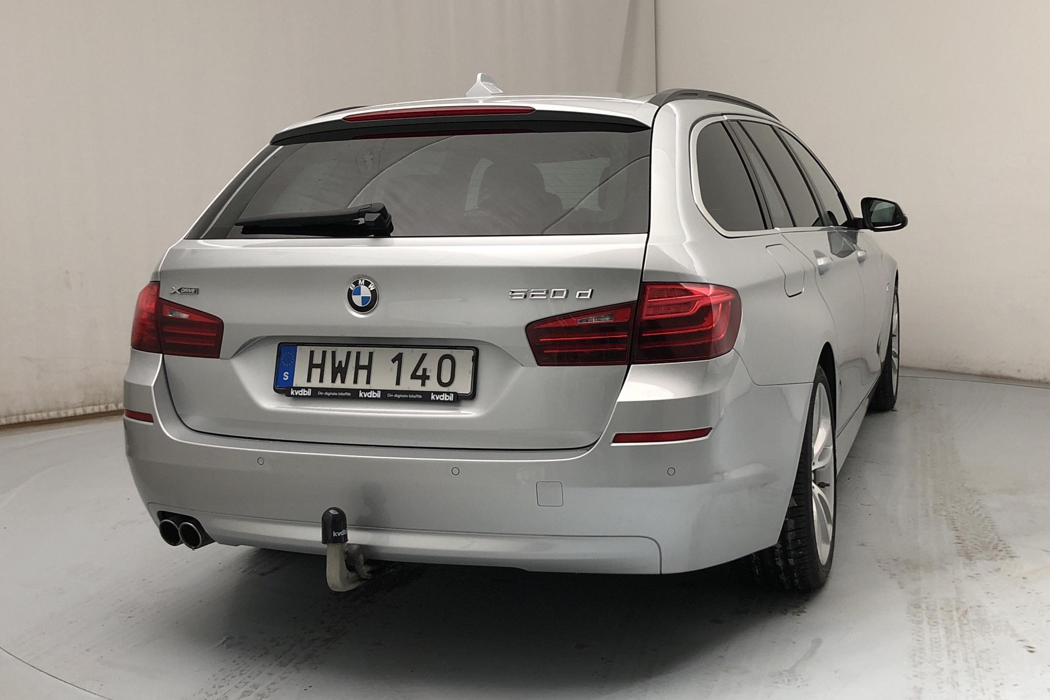 BMW 520d xDrive Touring, F11 (190hk) - 84 470 km - Automatic - silver - 2016