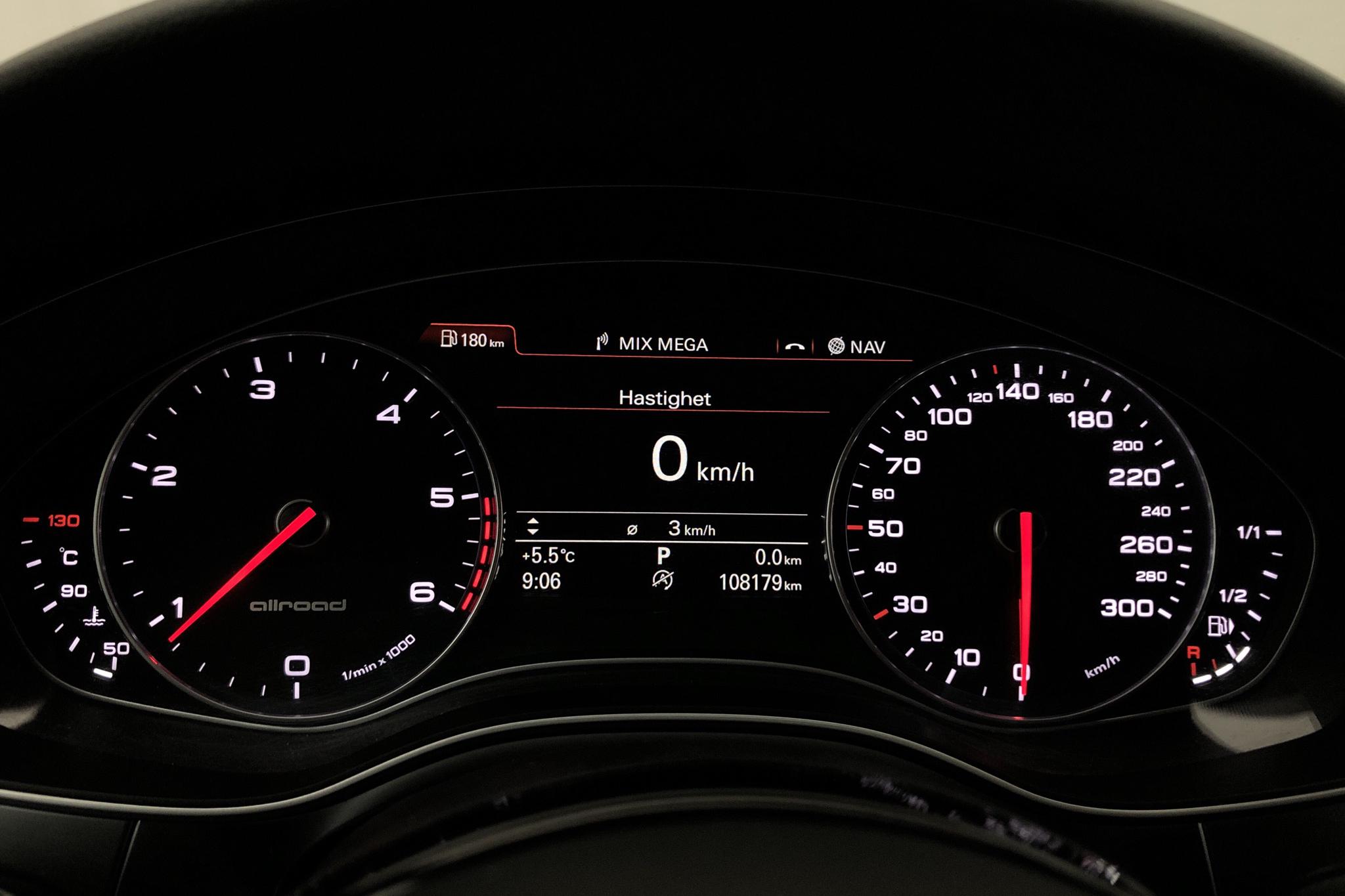 Audi A6 Allroad 3.0 TDI quattro (313hk) - 10 818 mil - Automat - svart - 2014