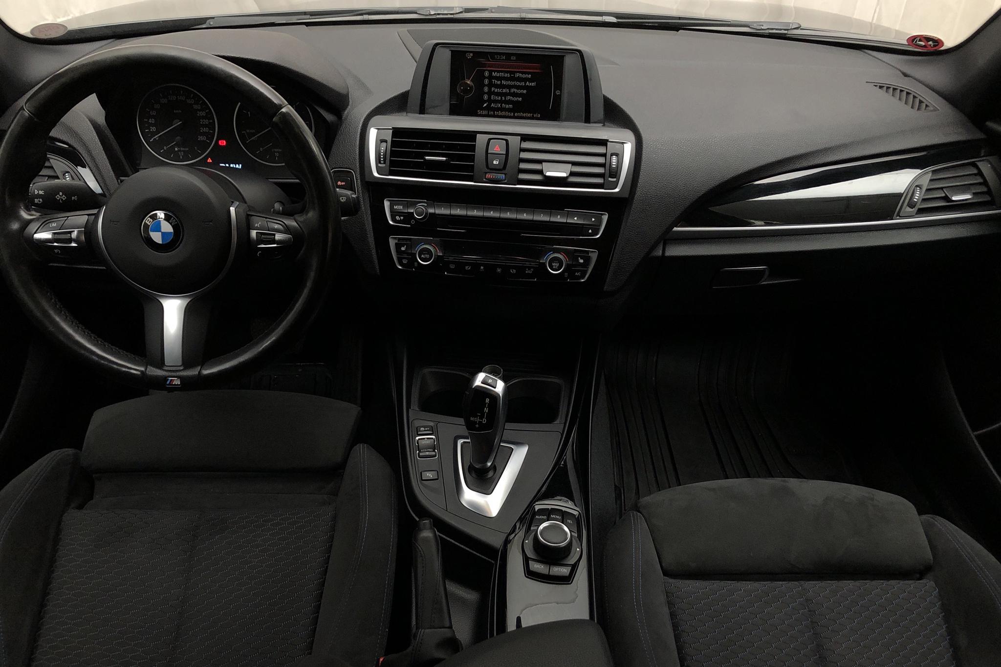 BMW 118d 5dr, F20 (150hk) - 165 750 km - Automatic - black - 2016