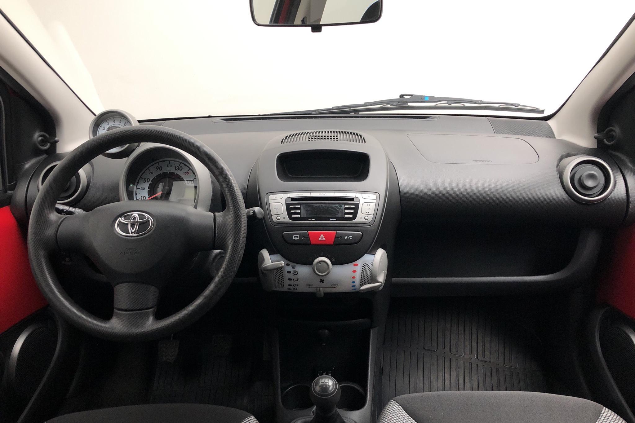 Toyota Aygo 1.0 VVT-i 5dr (68hk) - 69 520 km - Manual - red - 2014
