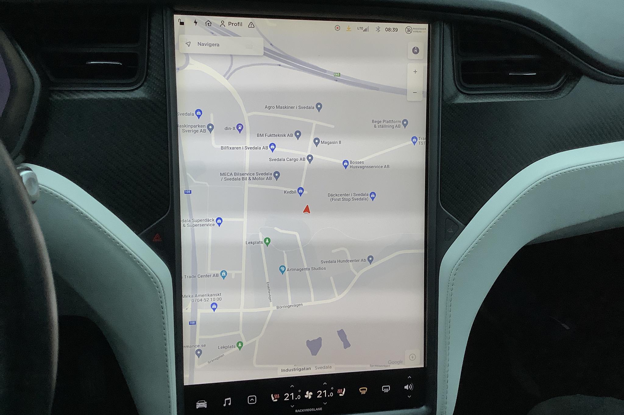 Tesla Model X 100D - 60 480 km - Automatic - black - 2018