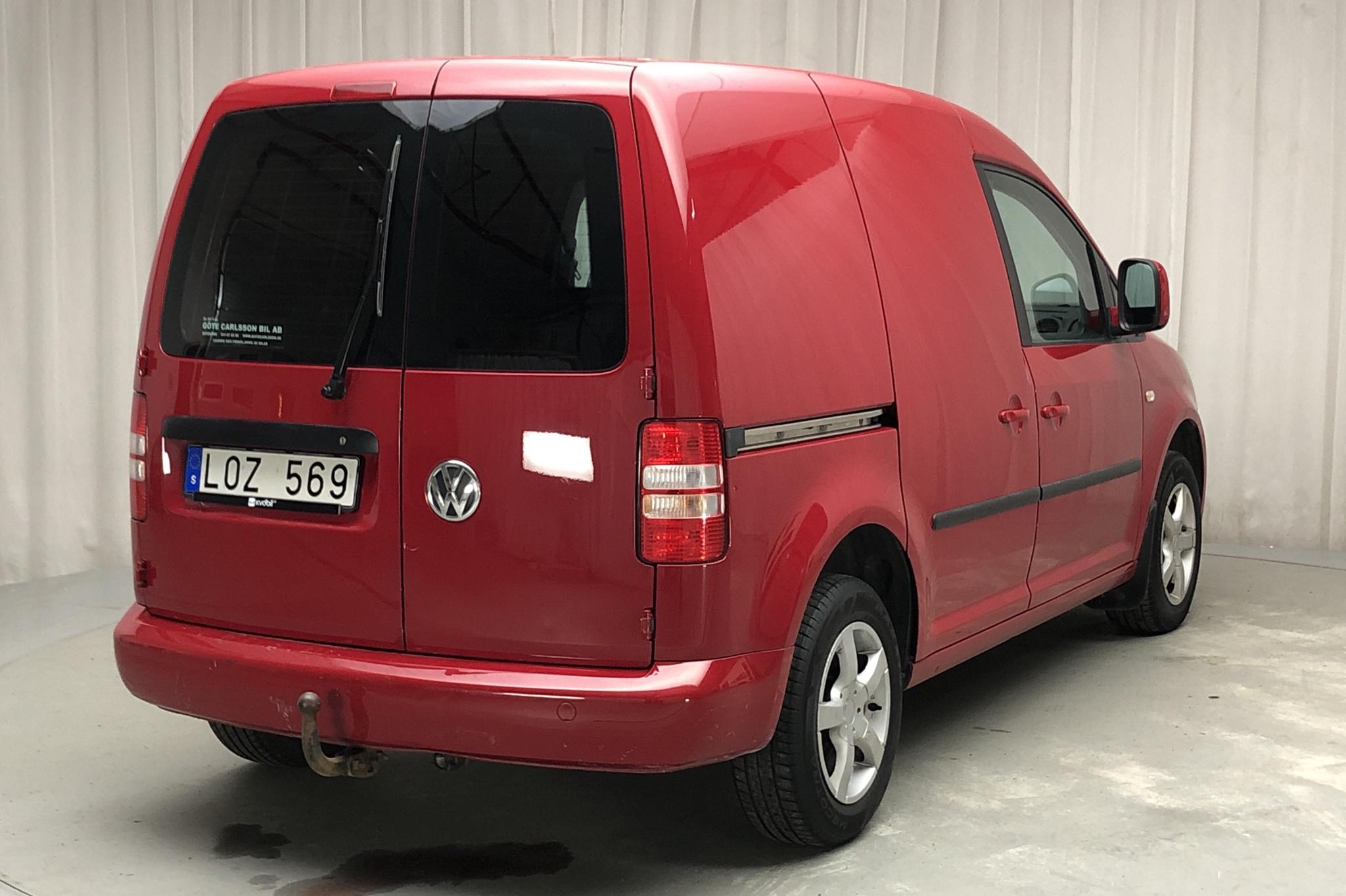 VW Caddy 1.6 TDI Skåp (102hk) - 158 090 km - Manual - red - 2011