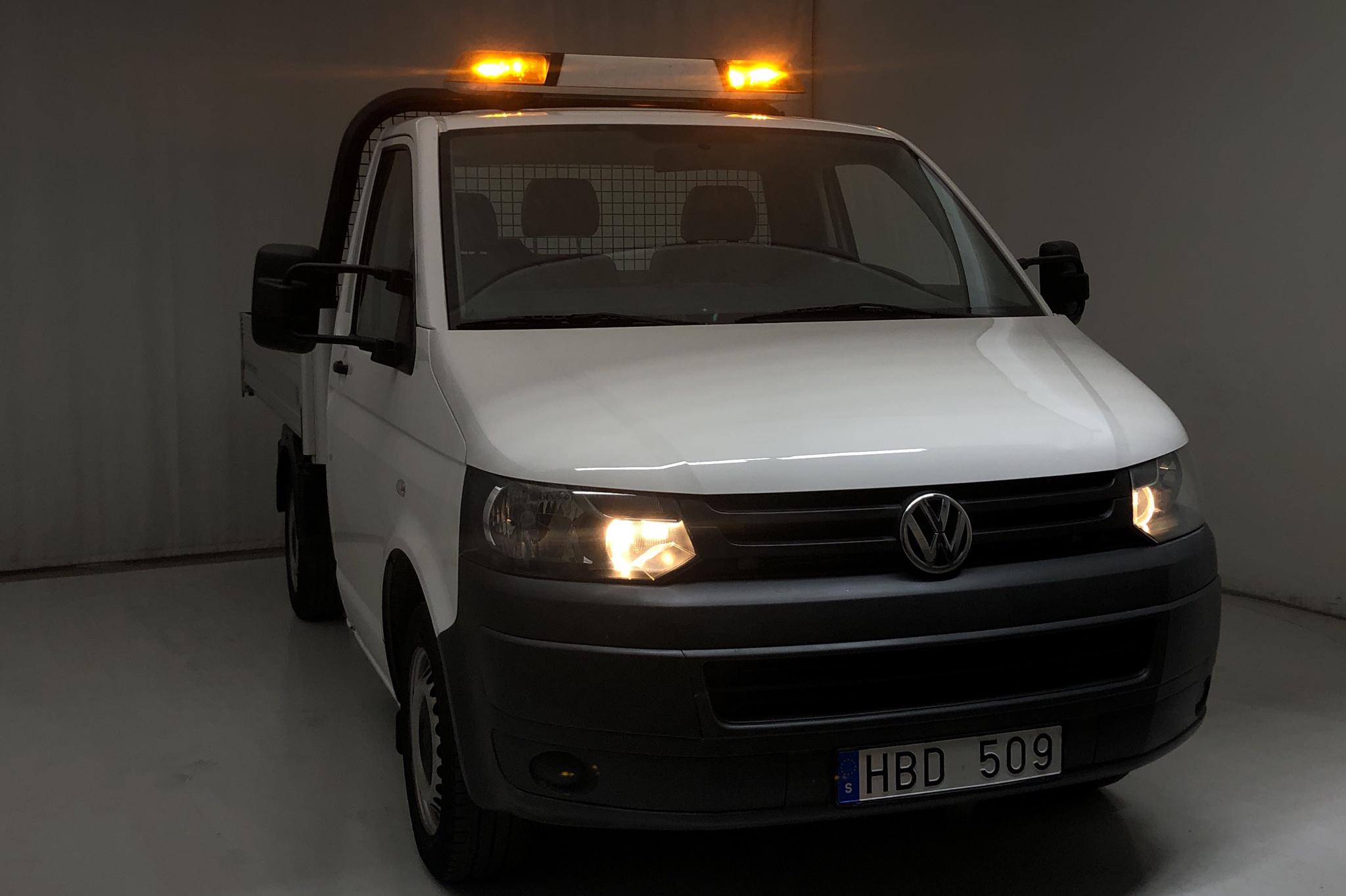 VW Transporter T5 2.0 TDI Pickup (102hk) - 77 620 km - Manual - green - 2013