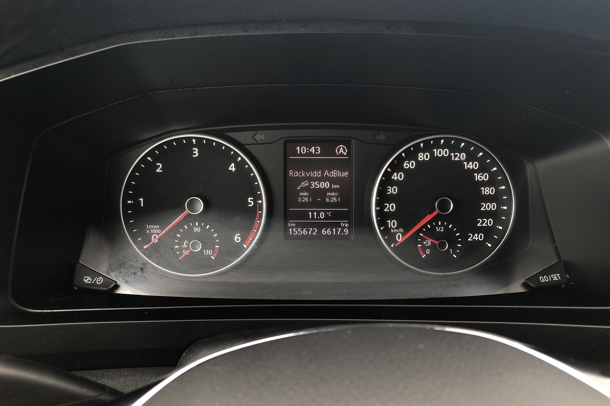 VW Transporter T6 2.0 TDI BMT Skåp (150hk) - 15 567 mil - Automat - vit - 2018