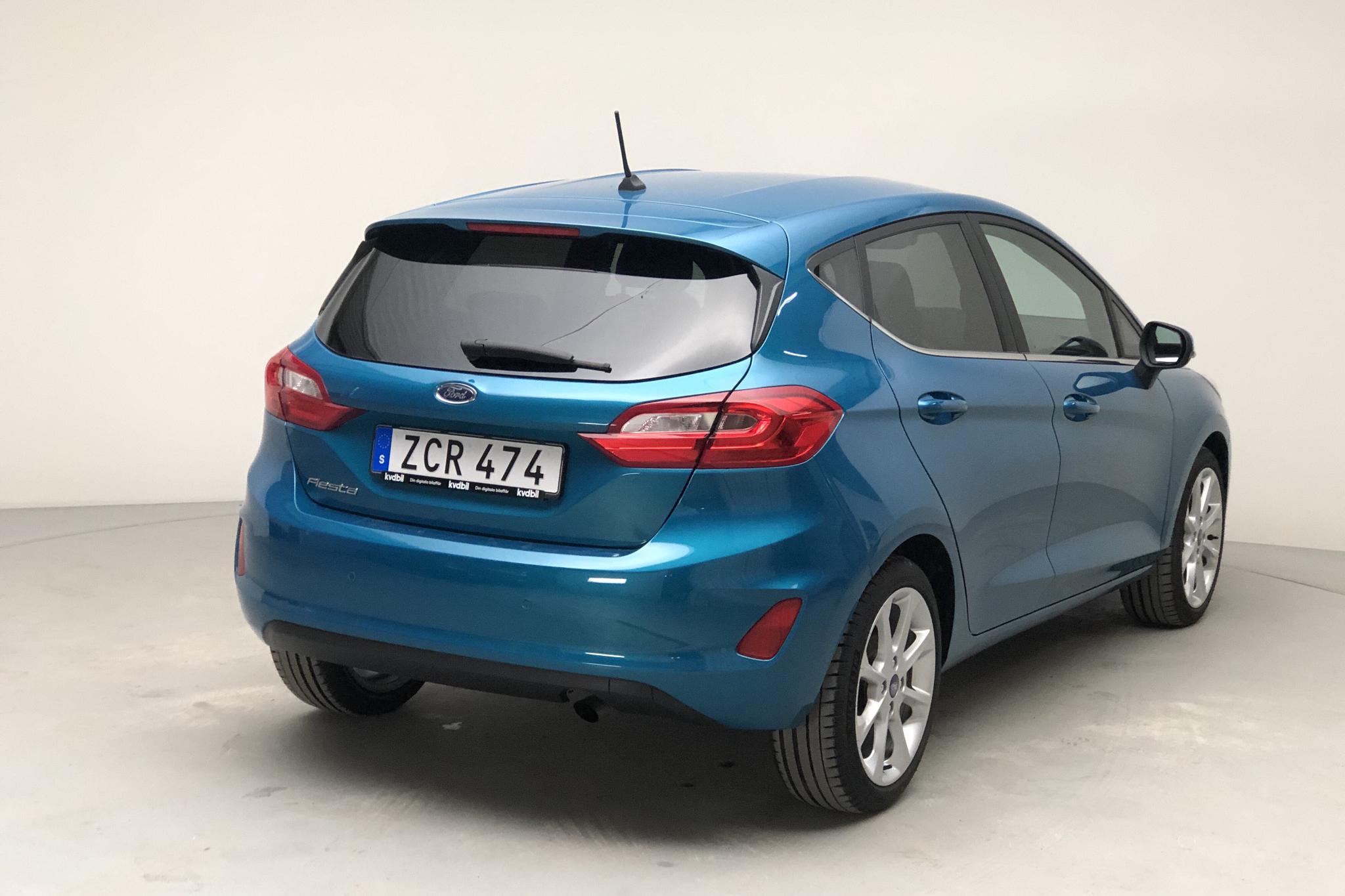 Ford Fiesta 1.0T EcoBoost 5dr (100hk) - 30 170 km - Manual - blue - 2018