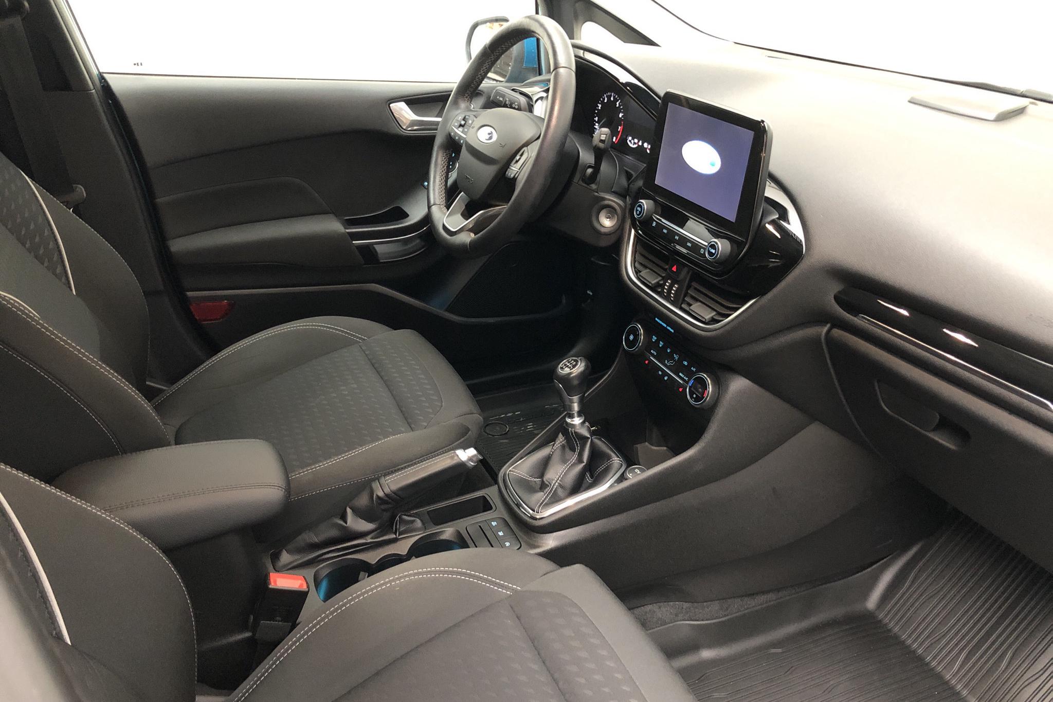 Ford Fiesta 1.0T EcoBoost 5dr (100hk) - 3 017 mil - Manuell - blå - 2018