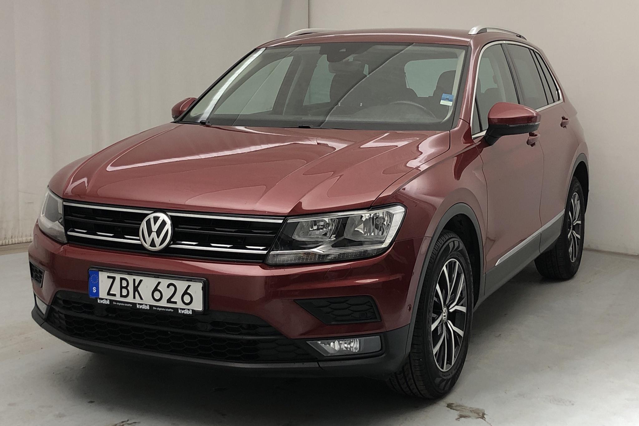 VW Tiguan 1.4 TSI 4MOTION (150hk) - 58 640 km - Automatic - Dark Red - 2018