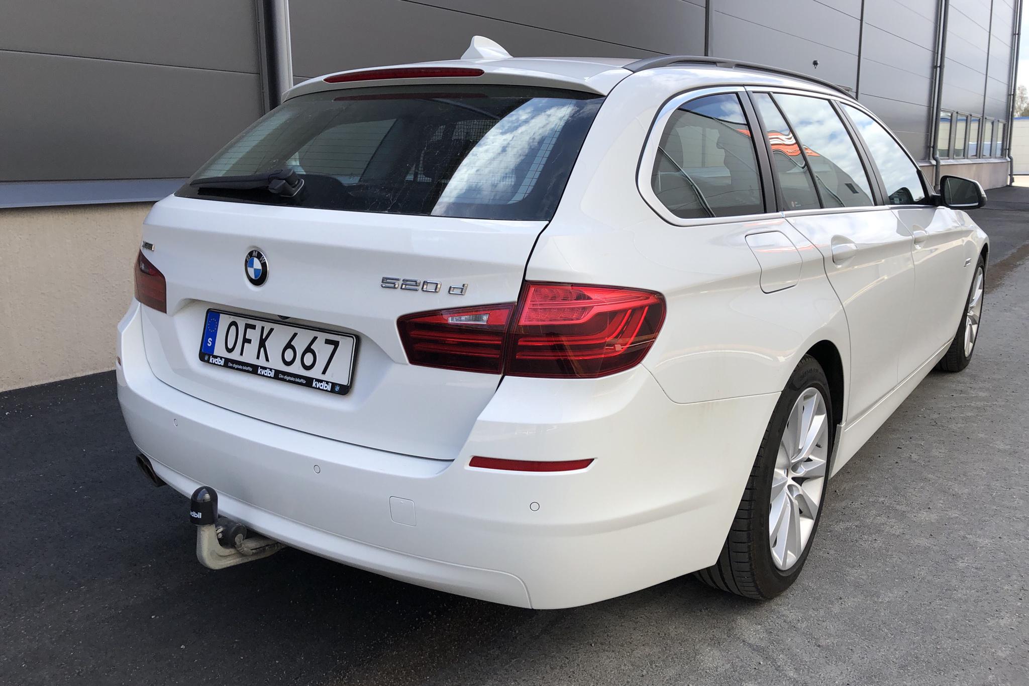 BMW 520d xDrive Touring, F11 (190hk) - 110 800 km - Automatic - white - 2017