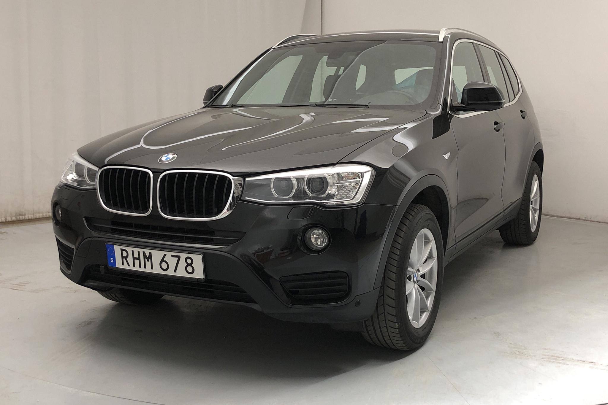 BMW X3 xDrive20d, F25 (190hk) - 71 900 km - Automatic - black - 2017