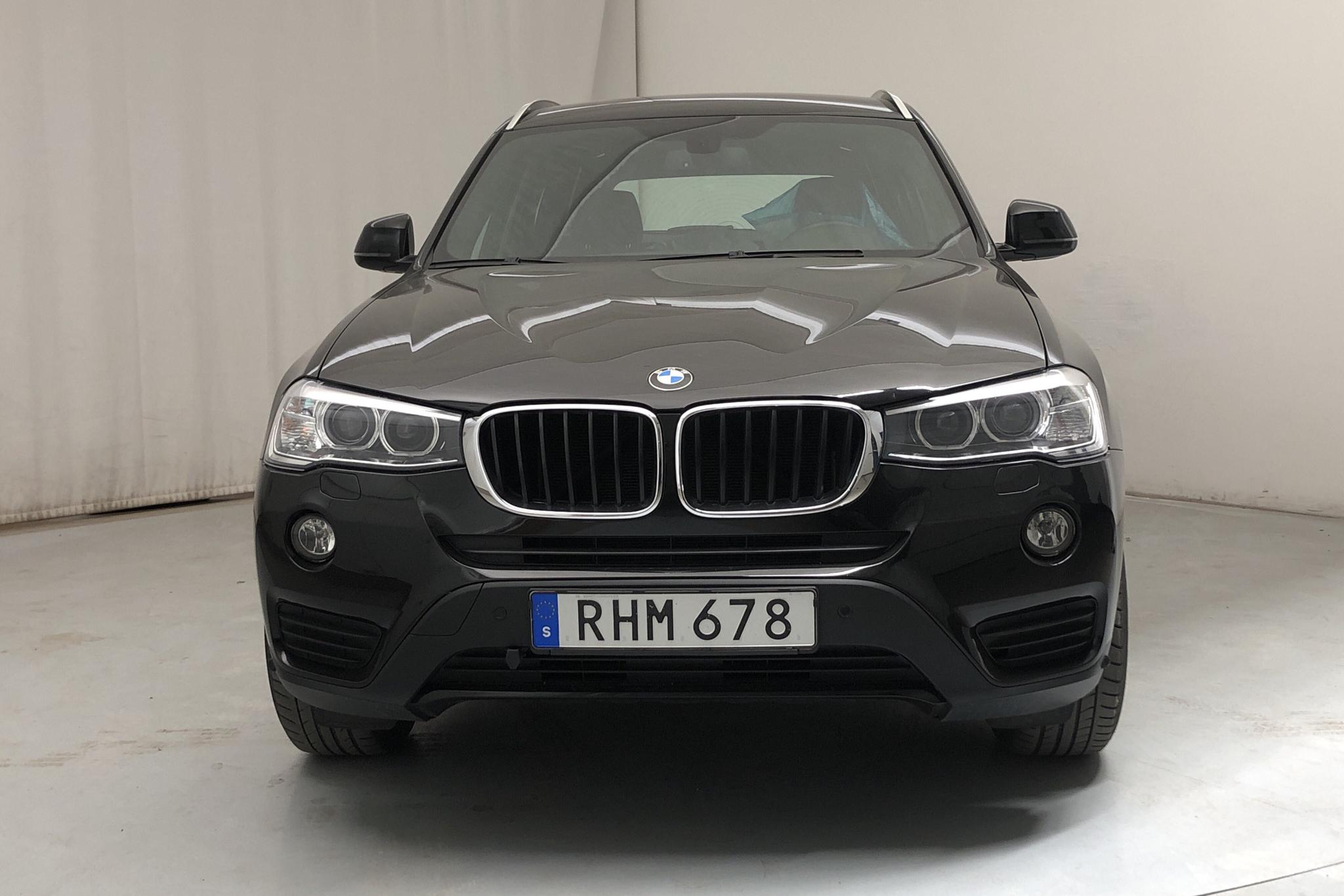 BMW X3 xDrive20d, F25 (190hk) - 7 190 mil - Automat - svart - 2017