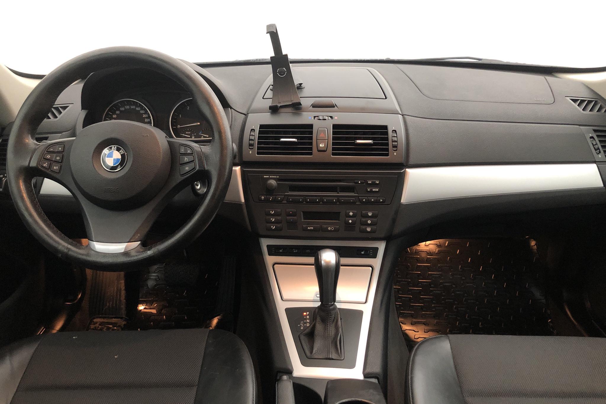 BMW X3 2.0d, E83 (177hk) - 197 440 km - Automatic - black - 2008