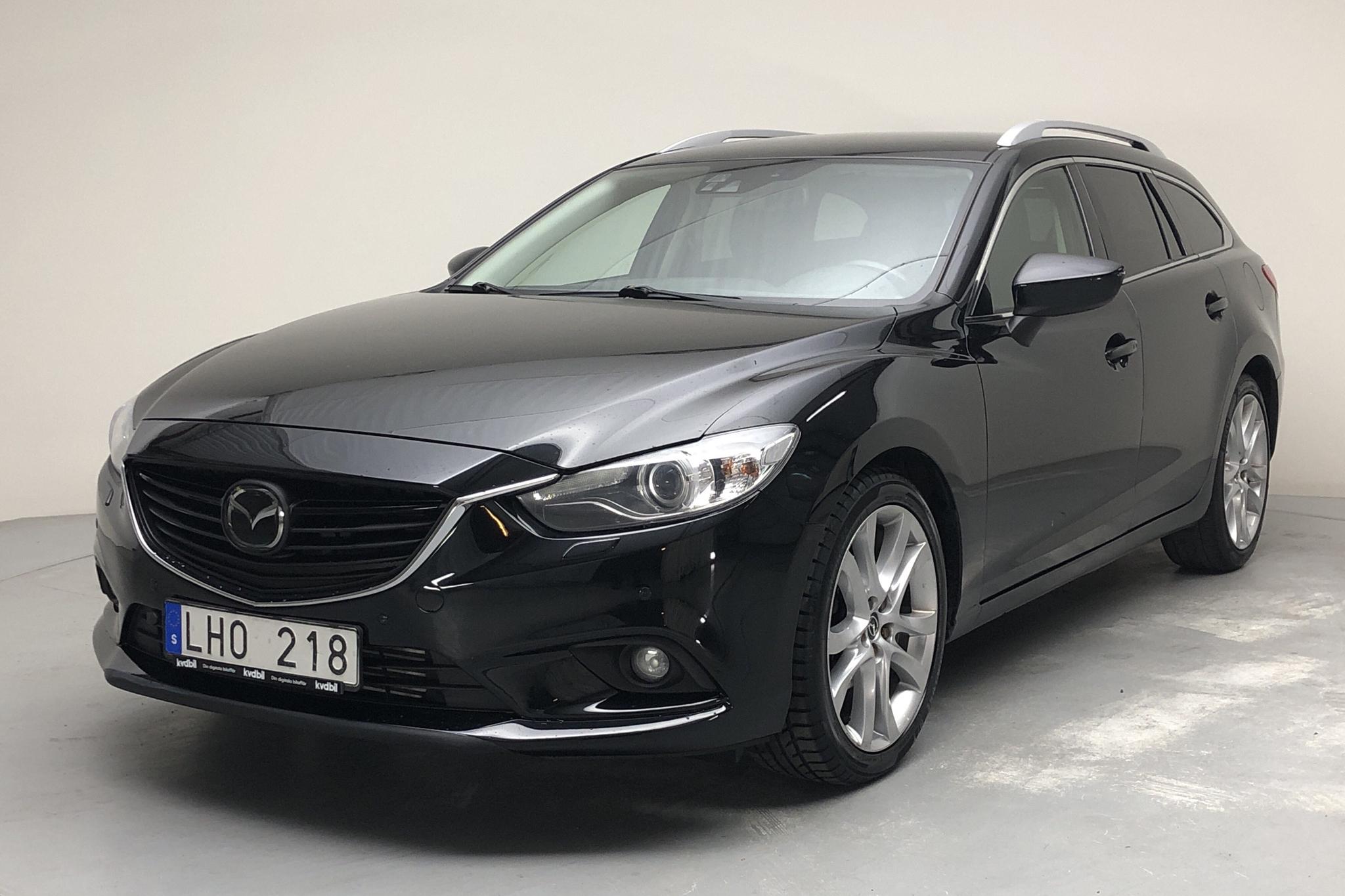 Mazda 6 2.2 DE Kombi (175hk) - 23 106 mil - Automat - svart - 2014