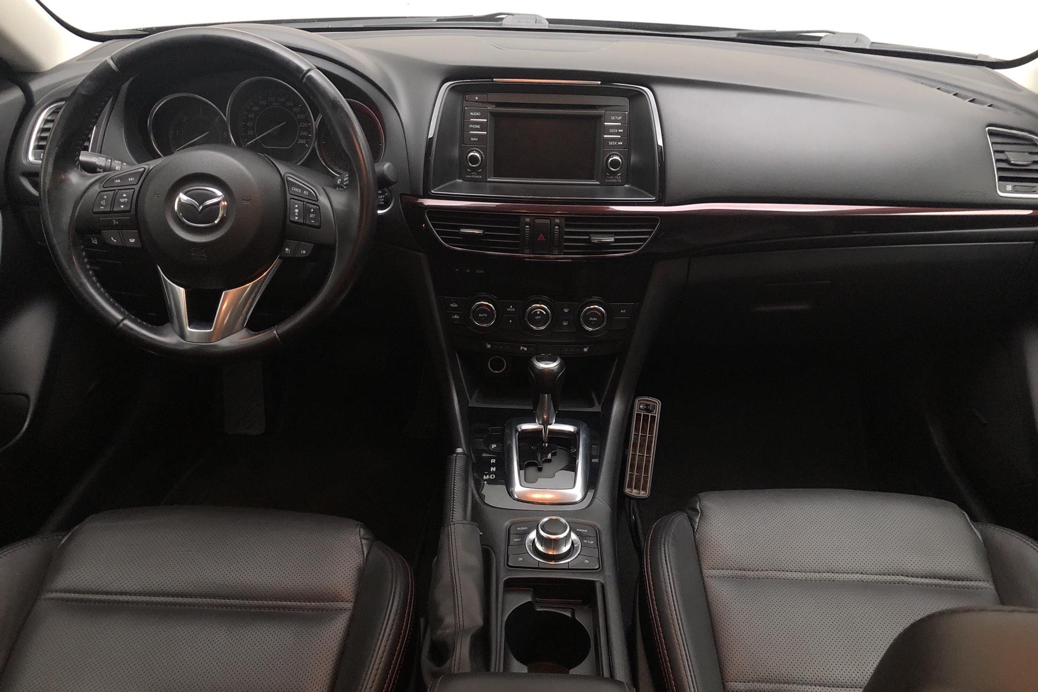Mazda 6 2.2 DE Kombi (175hk) - 231 060 km - Automatic - black - 2014