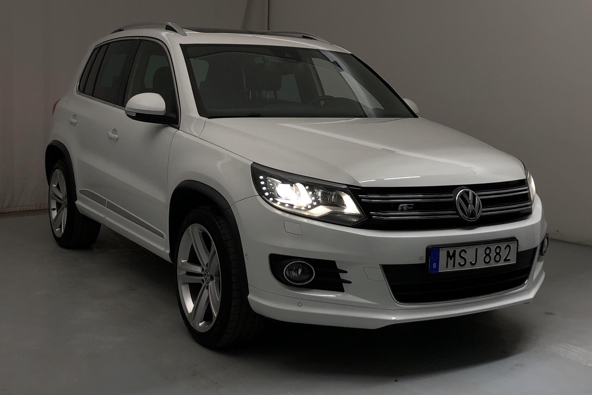 VW Tiguan 2.0 TDI 4MOTION BlueMotion Technology (177hk) - 115 940 km - Automatic - white - 2015