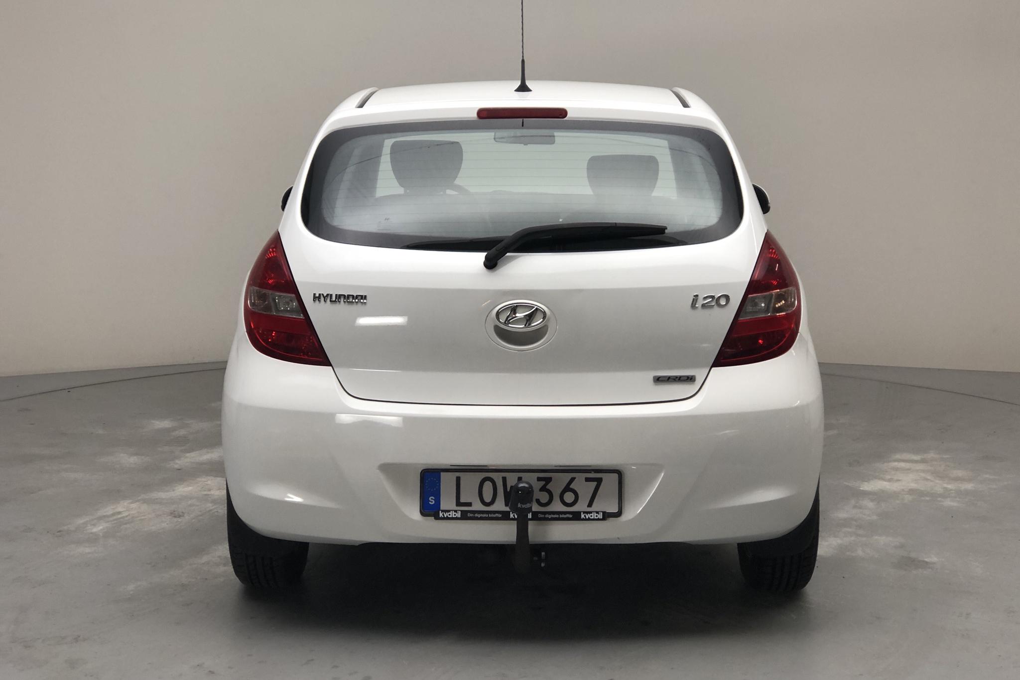 Hyundai i20 1.4 CRDi (90hk) - 136 730 km - Manual - white - 2011
