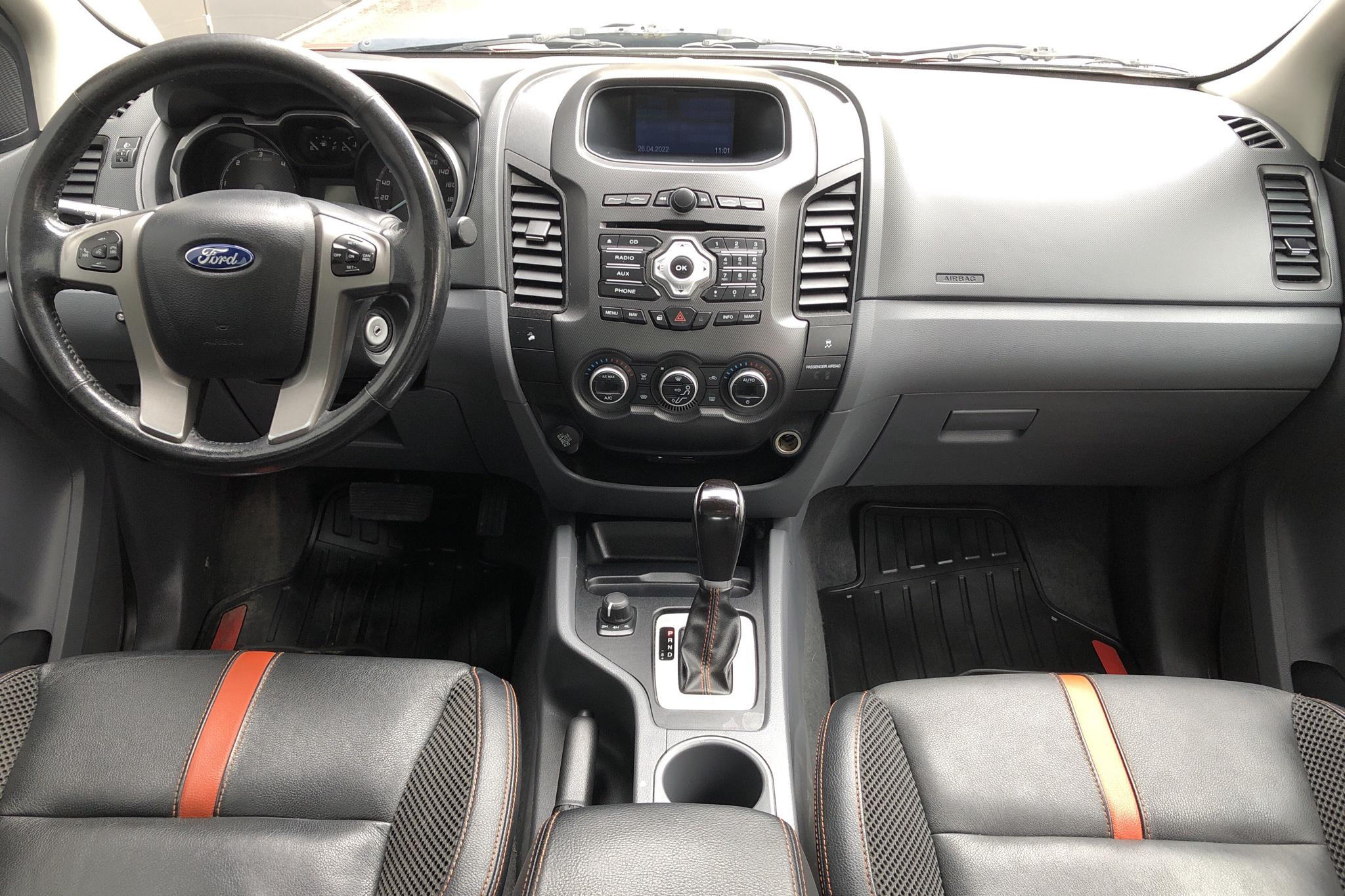 Ford Ranger 3.2 TDCi 4WD (200hk) - 109 790 km - Automatic - orange - 2015