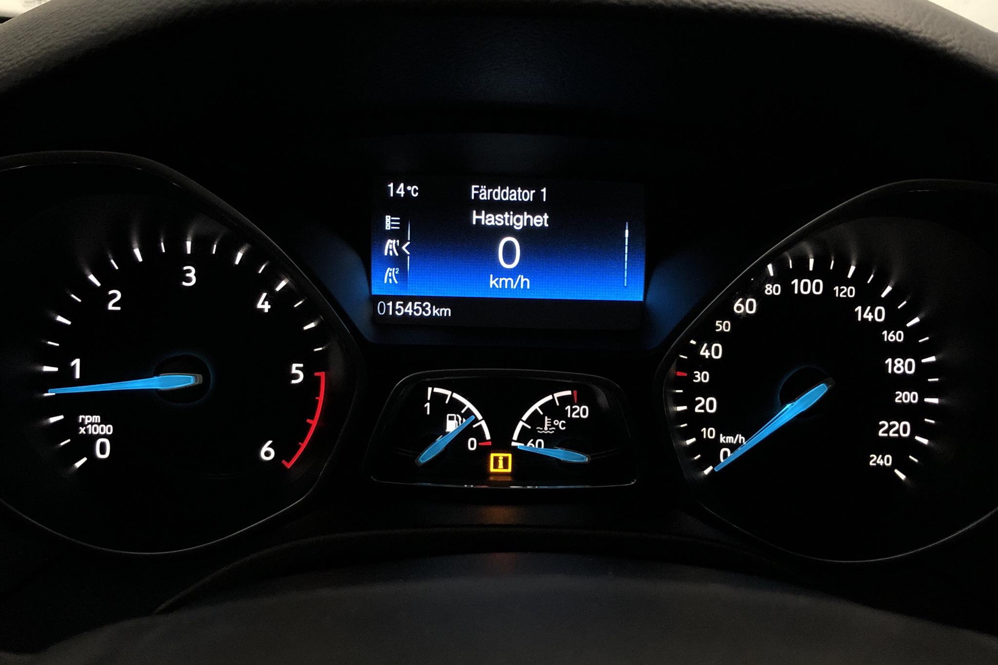 Ford Focus 1.5 TDCi Kombi (95hk) - 15 450 km - Manual - gray - 2018