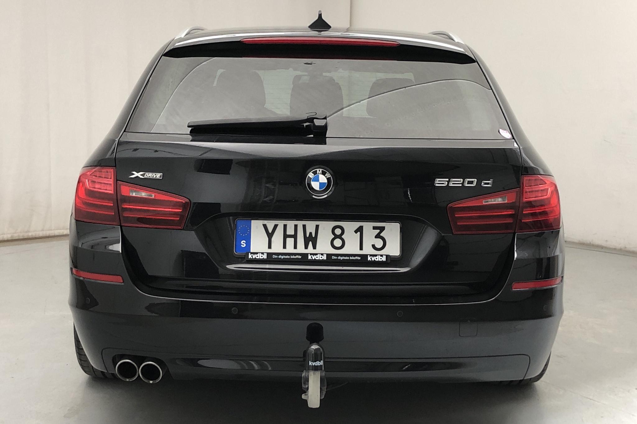 BMW 520d xDrive Touring, F11 (190hk) - 114 280 km - Automatic - black - 2017