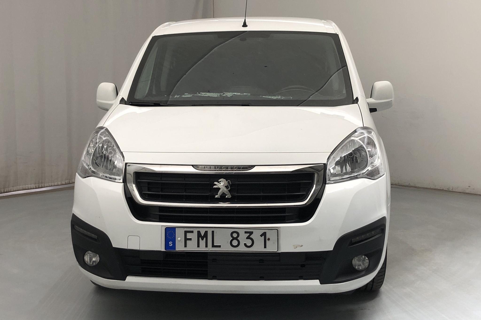 Peugeot Partner 1.6 BlueHDI Skåp (100hk) - 93 430 km - Automatic - white - 2016