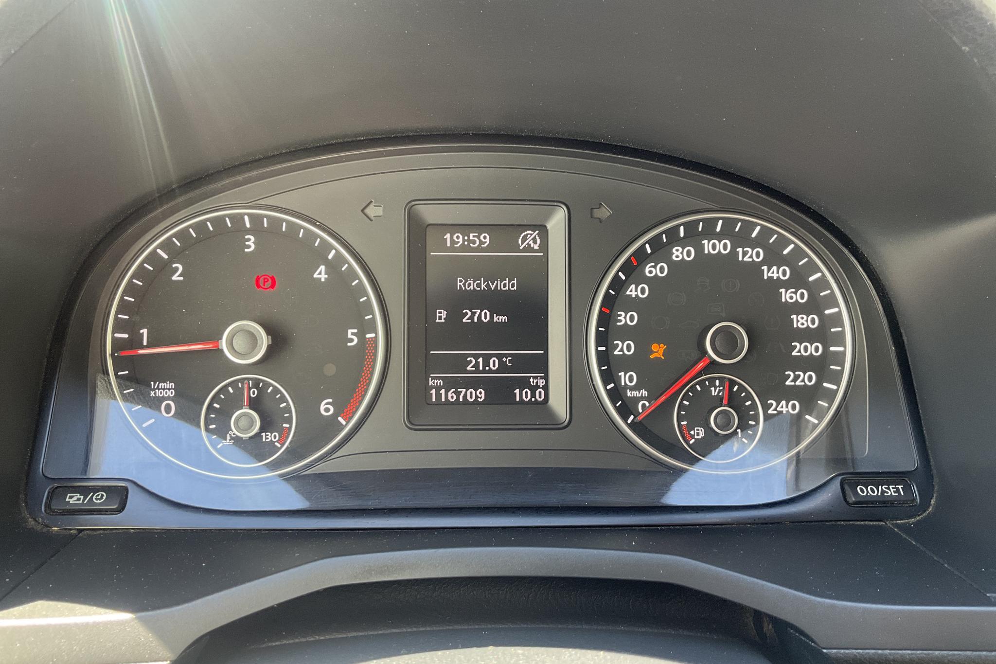 VW Caddy 2.0 TDI Skåp (102hk) - 11 670 mil - Manuell - vit - 2016