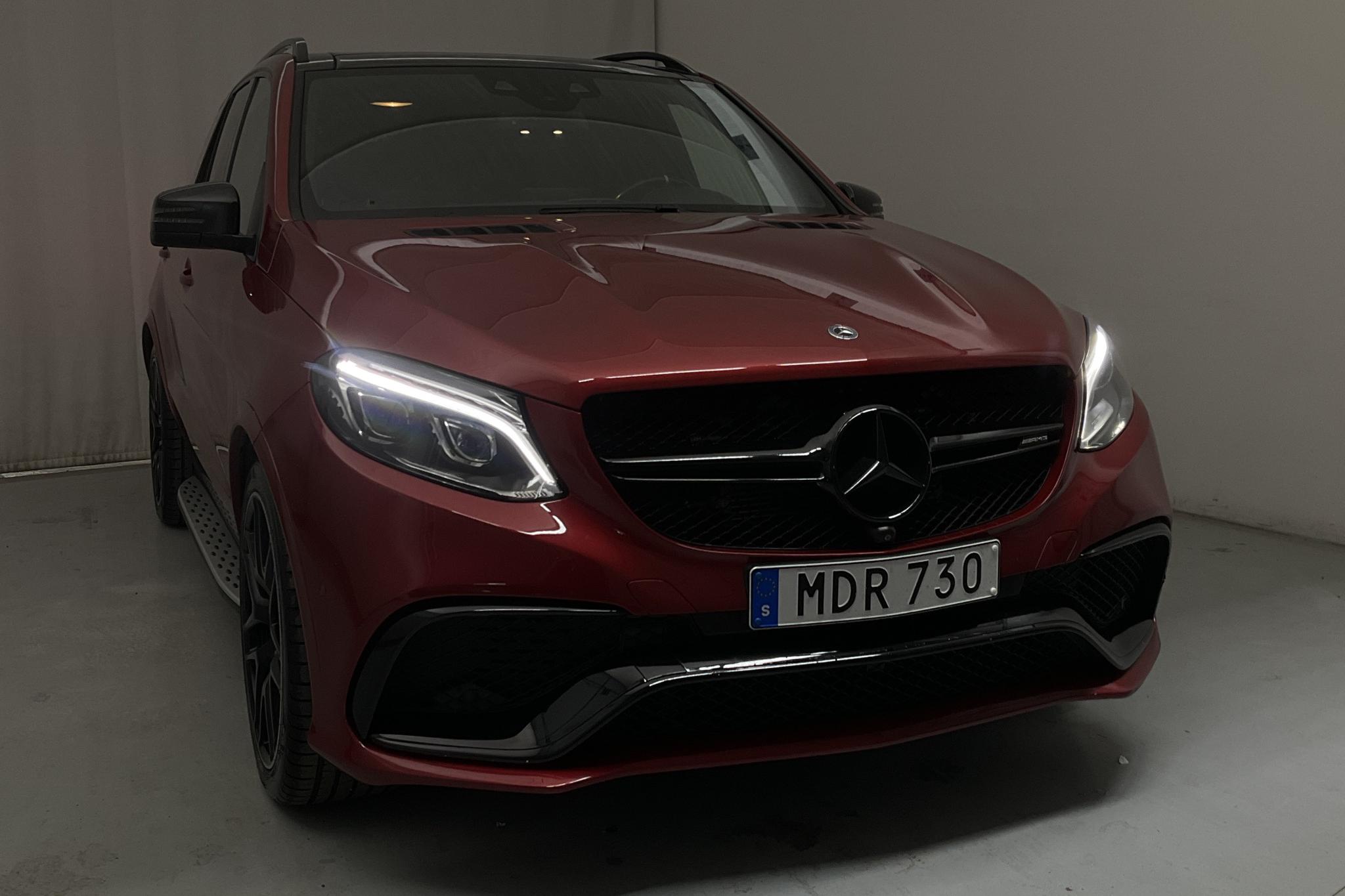 Mercedes GLE 63 AMG S 4MATIC W166 (585hk) - 80 400 km - Automatic - red - 2016