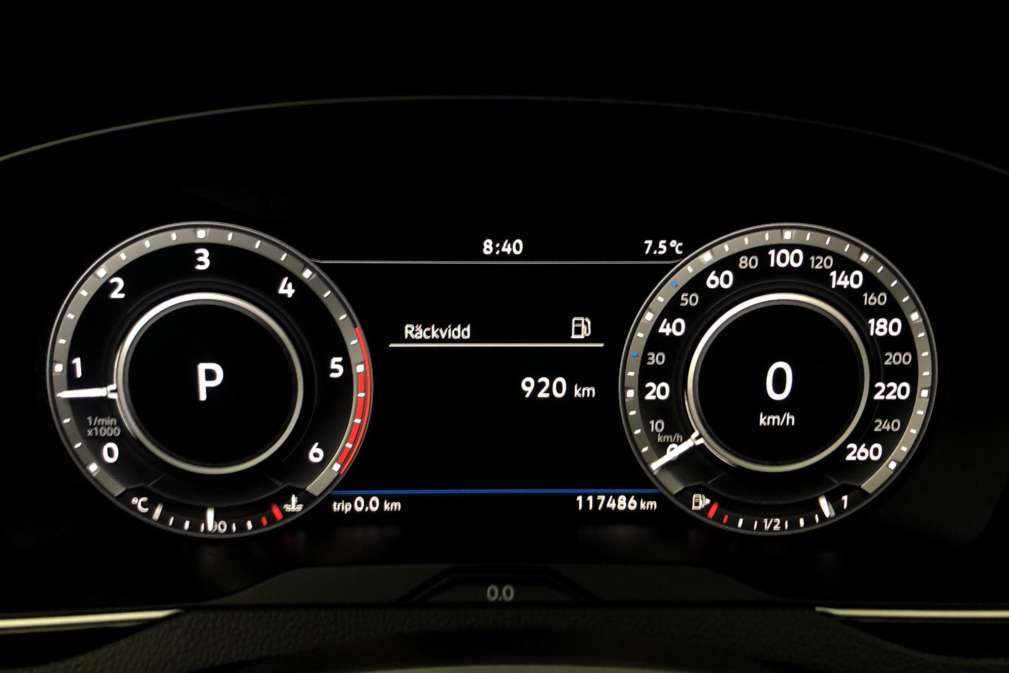 VW Passat Alltrack 2.0 TDI Sportscombi 4MOTION (190hk) - 117 490 km - Automatic - white - 2019