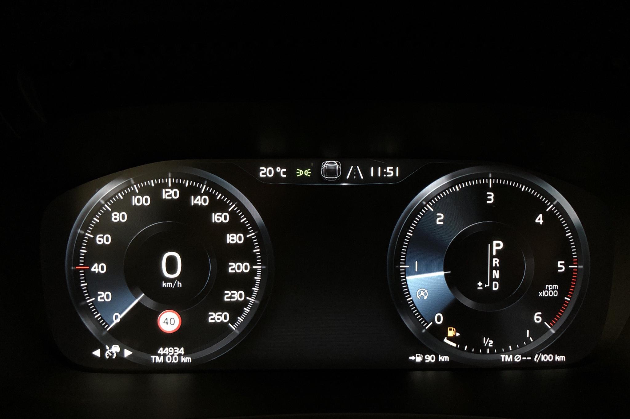 Volvo V60 D4 (190hk) - 44 930 km - Automatic - black - 2019