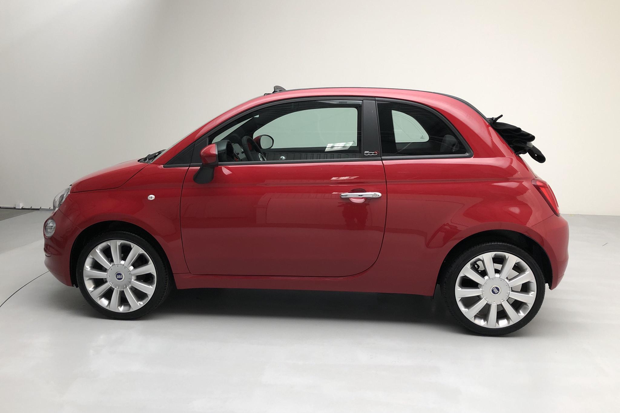 Fiat 500C Hybrid (70hk) - 718 mil - Manuell - röd - 2021
