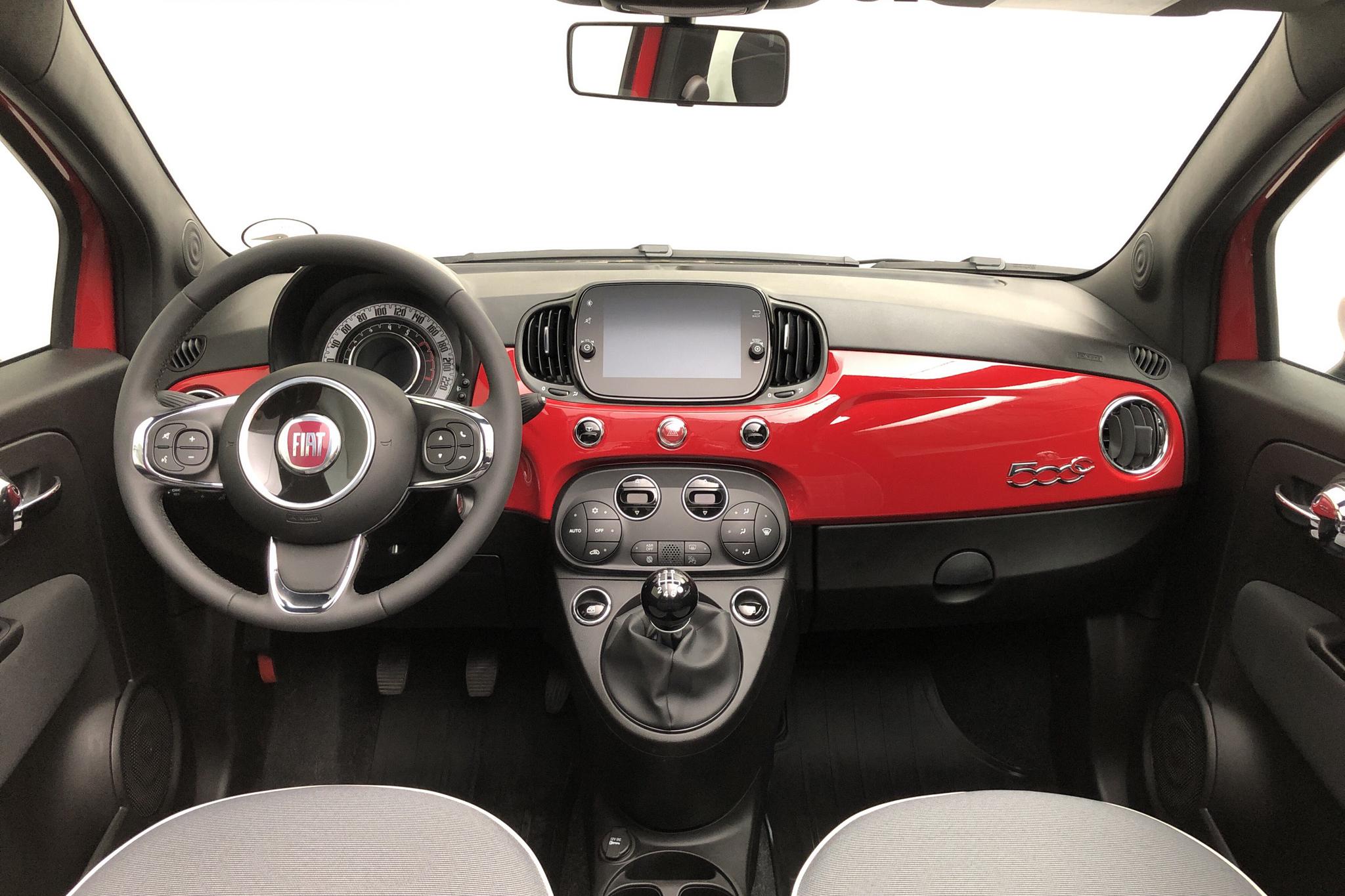 Fiat 500C Hybrid (70hk) - 7 180 km - Manual - red - 2021