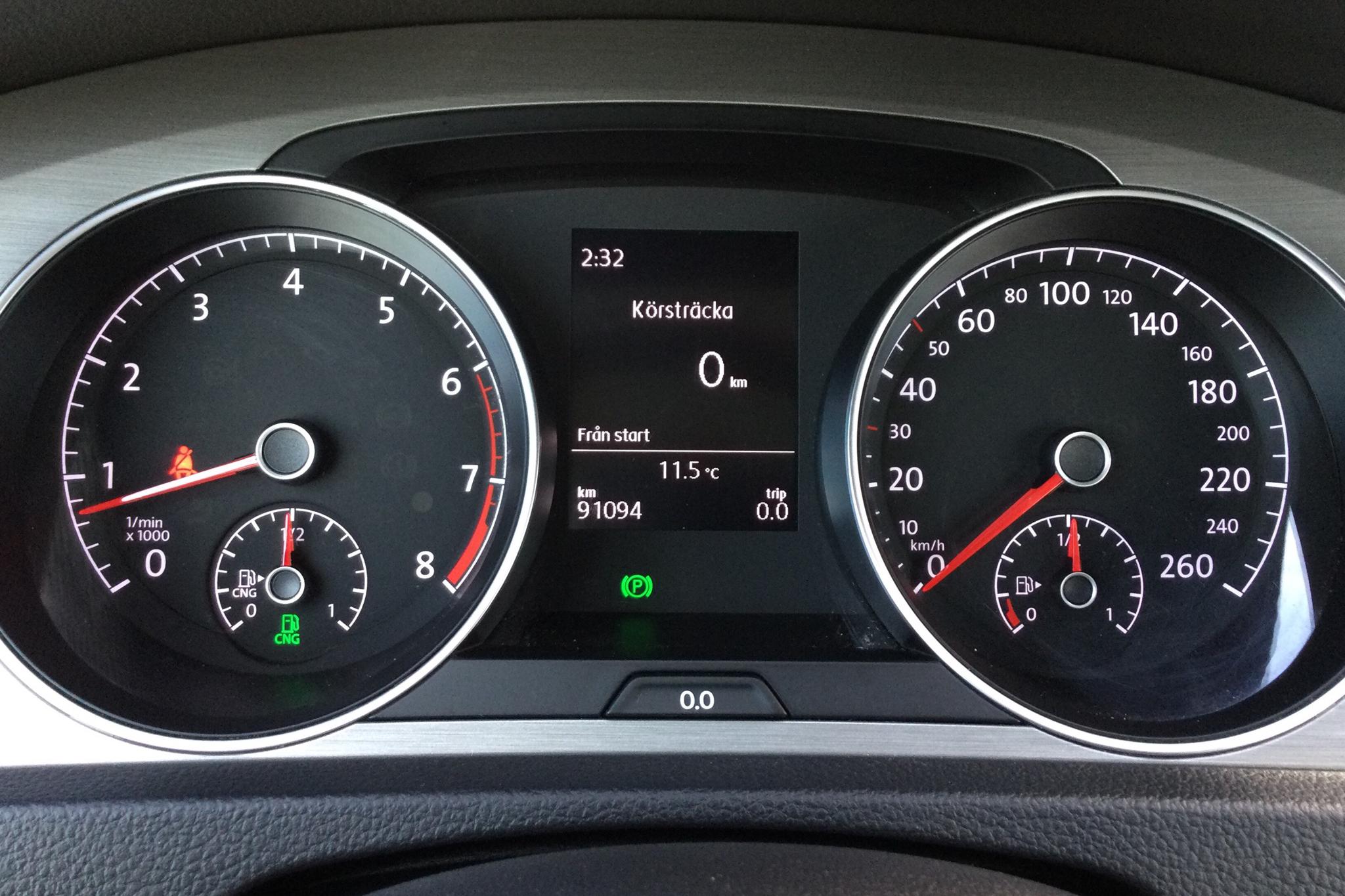 VW Golf VII 1.4 TGI BlueMotion Sportscombi (110hk) - 91 090 km - Manual - white - 2015