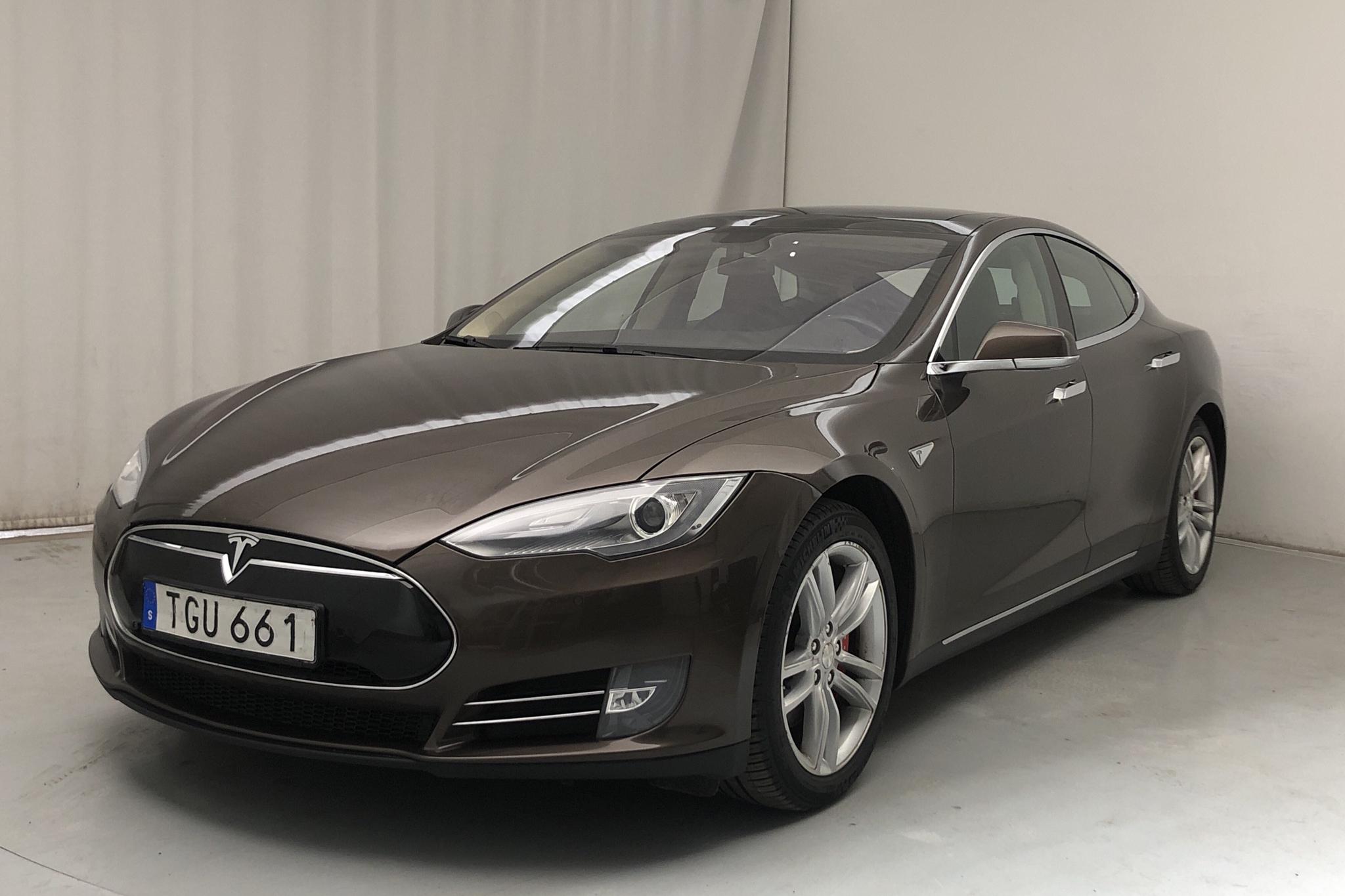 Tesla Model S P85 (421hk) - 14 622 mil - Automat - brun - 2014