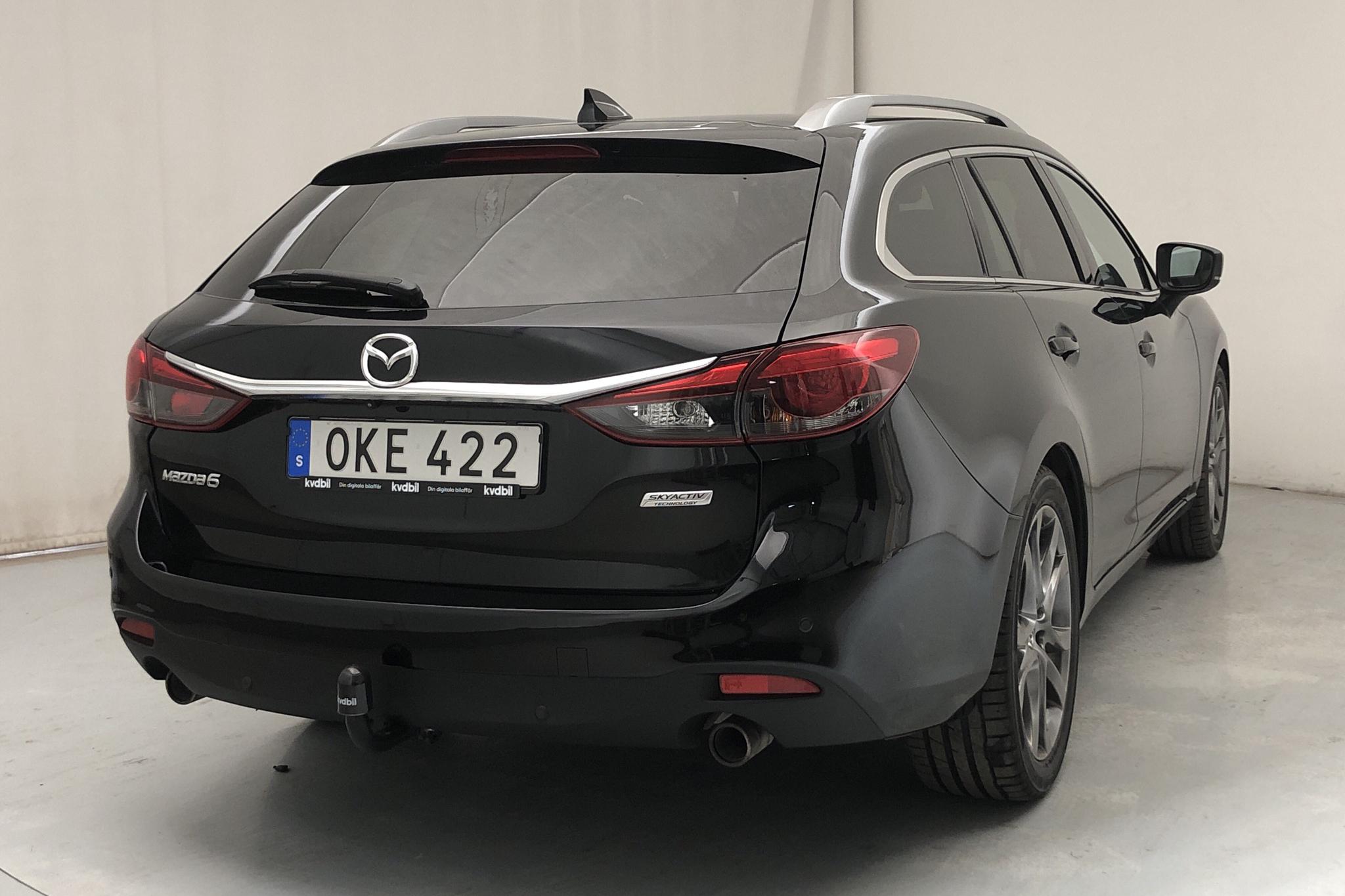 Mazda 6 2.2 DE Kombi (175hk) - 130 120 km - Manual - black - 2017