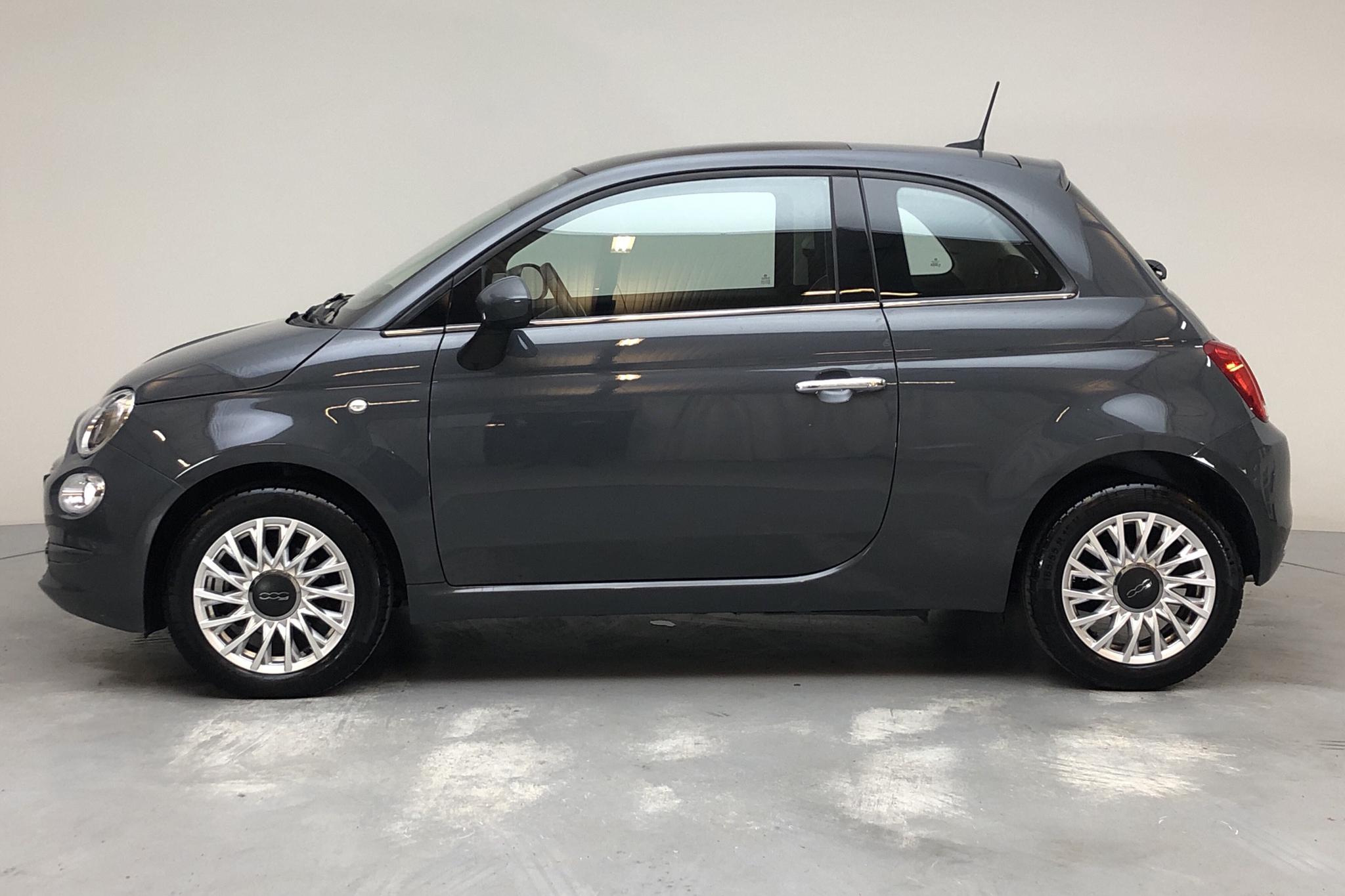 Fiat 500 1.2 (69hk) - 40 310 km - Manual - gray - 2018