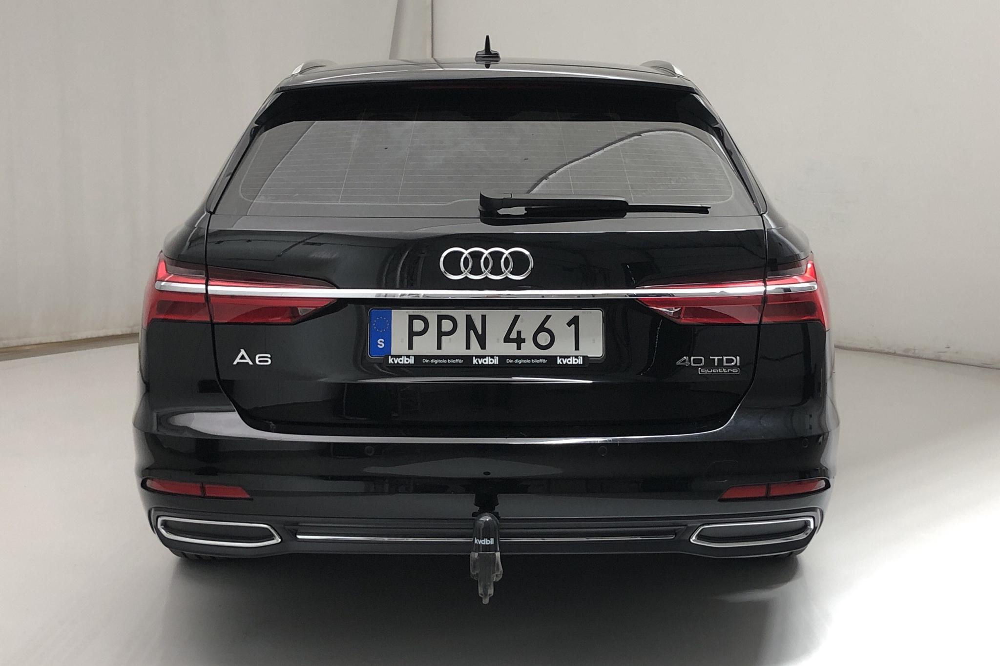 Audi A6 Avant 40 TDI quattro (204hk) - 8 350 mil - Automat - svart - 2019
