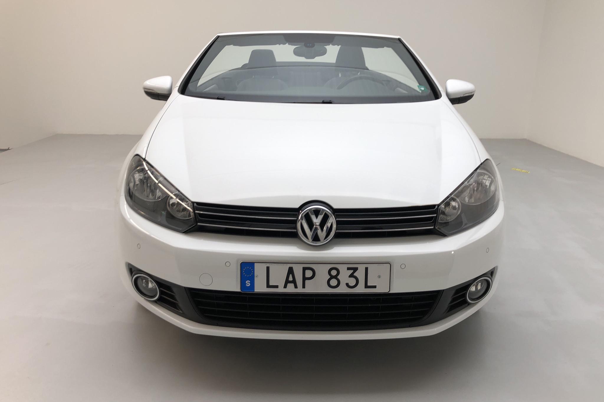 VW Volkswagen Golf Cabriolet 1.2 TSI (105hk) - 11 195 mil - Manuell - vit - 2012