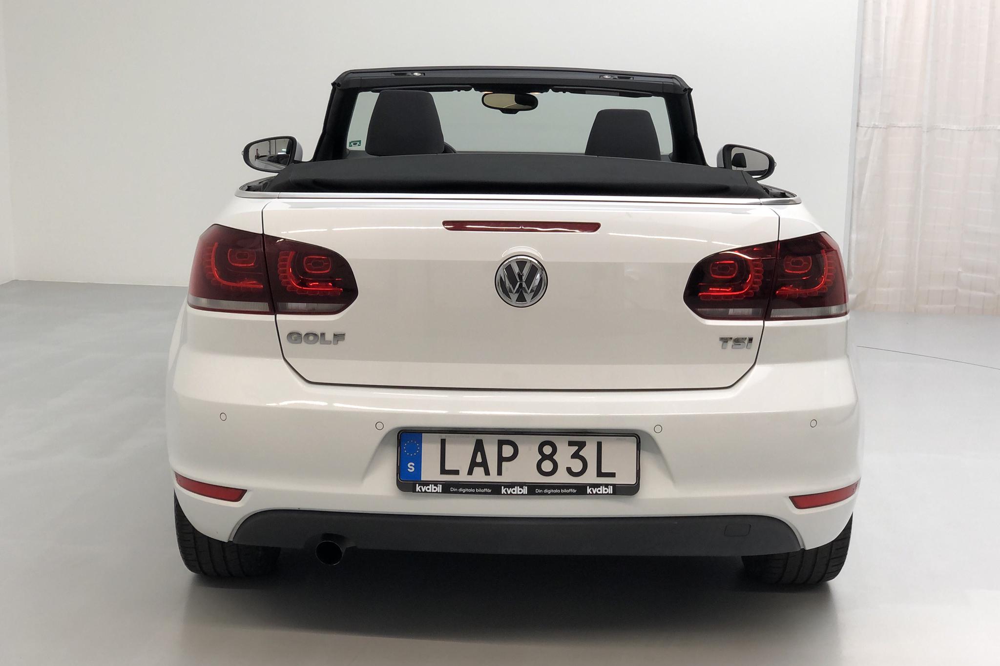 VW Volkswagen Golf Cabriolet 1.2 TSI (105hk) - 111 950 km - Manual - white - 2012