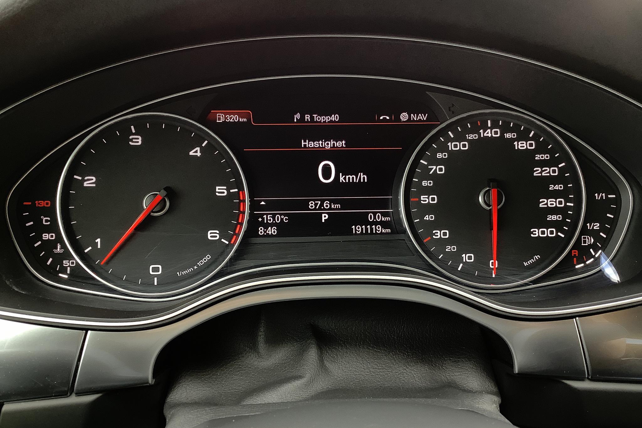 Audi A7 3.0 TDI Sportback quattro (313hk) - 19 113 mil - Automat - svart - 2014