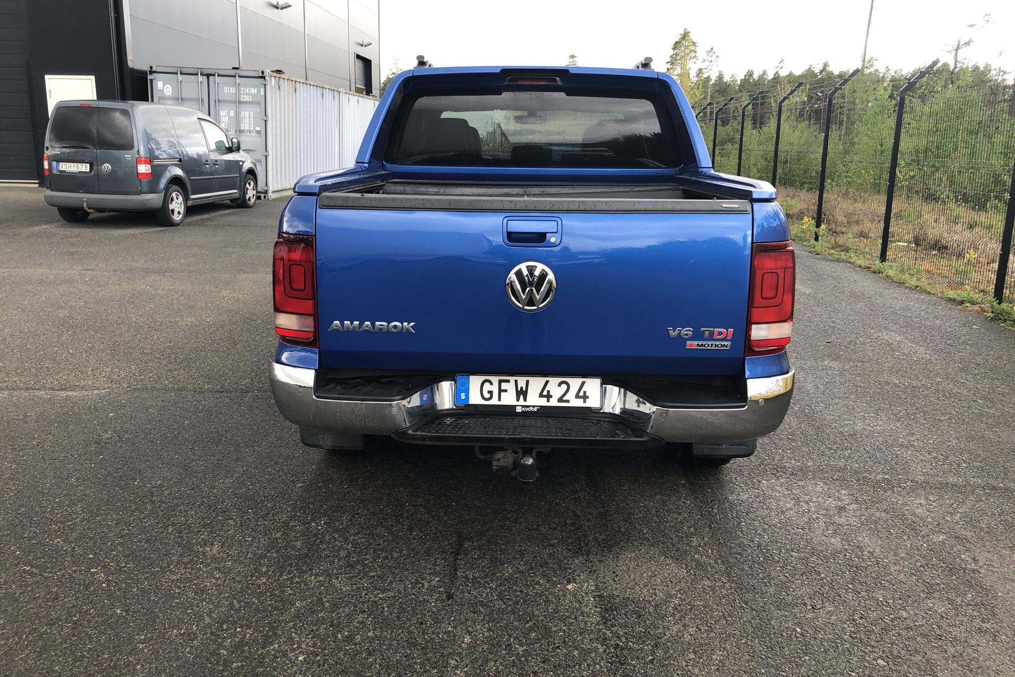 VW Amarok 3.0 TDI 4motion (224hk) - 14 654 mil - Automat - blå - 2018
