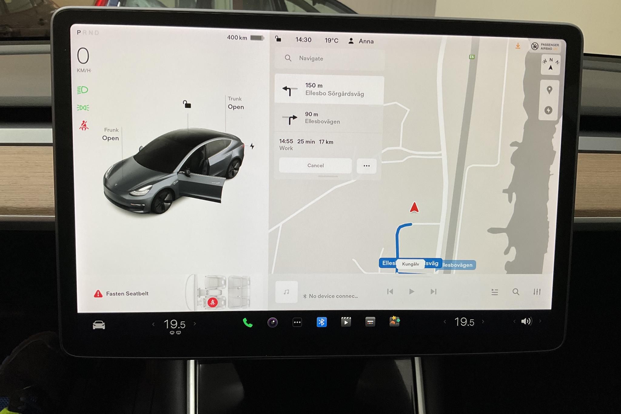 Tesla Model 3 Long Range Dual Motor AWD - 99 210 km - Automatic - gray - 2019